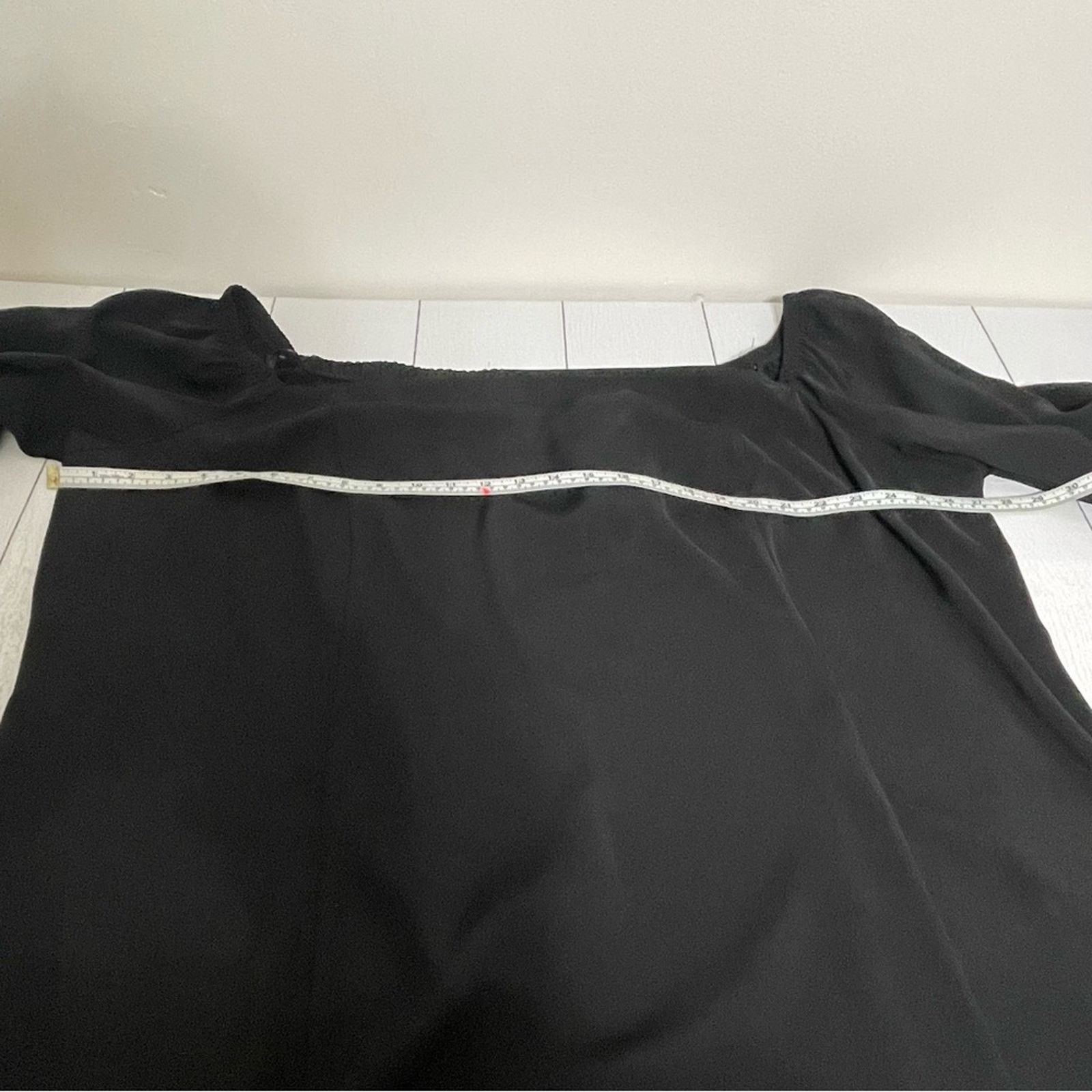 Other City Chic Black Off Shoulder Blouse Puff Sleeves XXL 24 NWT Size 4XL / US 24-26 - 4 Thumbnail