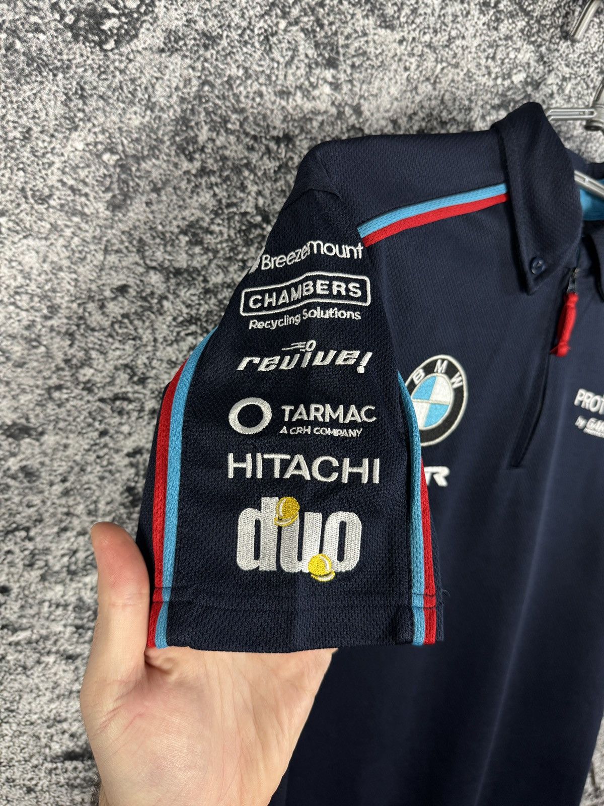 BMW Men’s WSR BMW Racing 1/4 Zip Polo Shirt Protect X Size S Size US S / EU 44-46 / 1 - 6 Thumbnail