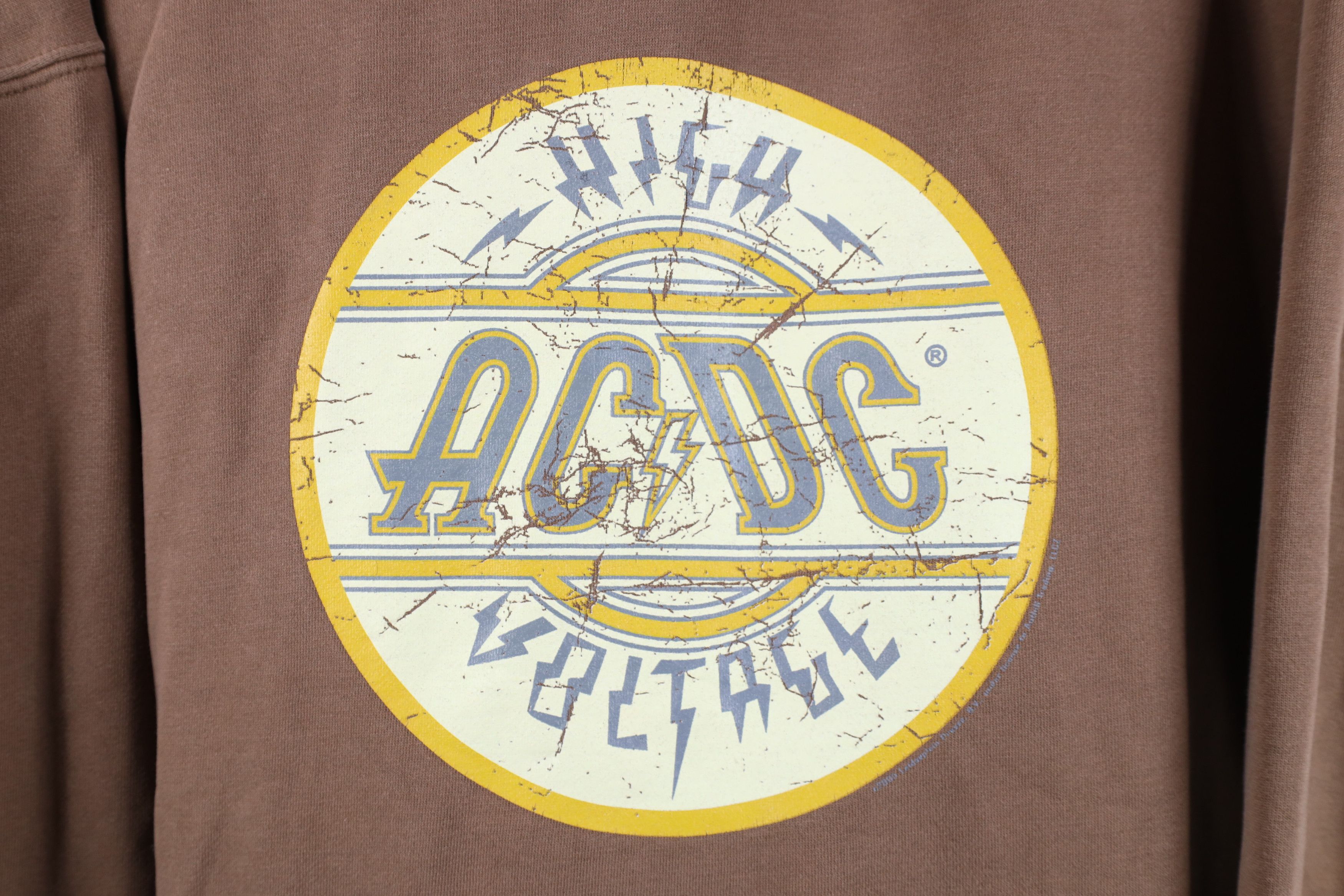 Vintage Vintage Y2K 2005 High Voltage ACDC Band Hoodie Sweatshirt Size US L / EU 52-54 / 3 - 4 Thumbnail