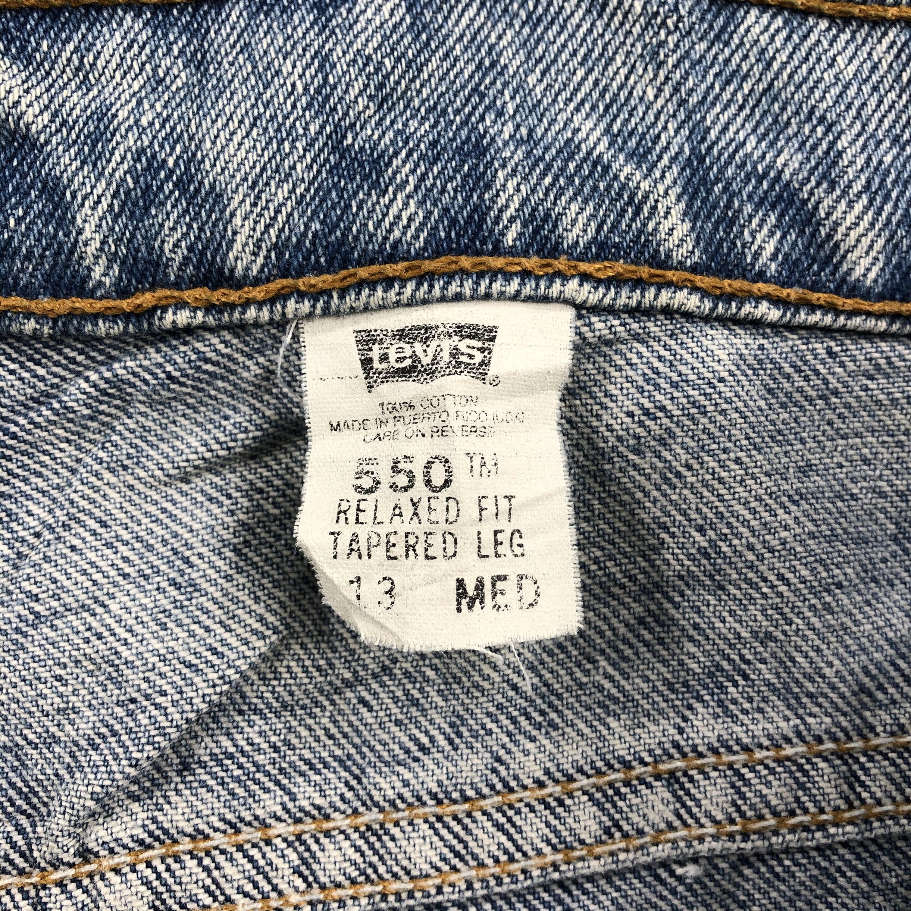Levi's × Vintage Vintage 90s Blue Wash Levis 550 Jeans-JM1383 Size US 32 / EU 48 - 9 Thumbnail