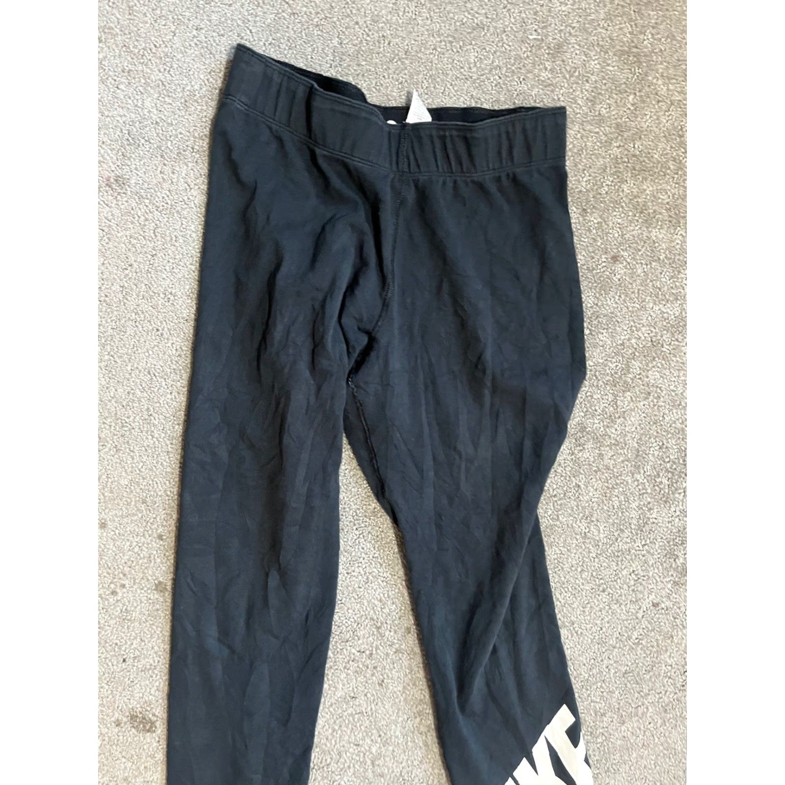 Nike NIKE Athletic Leggings Womens Small Black Gym Run Lift Casual Activewear Bottoms Size 28" / US 6 / IT 42 - 2 Thumbnail