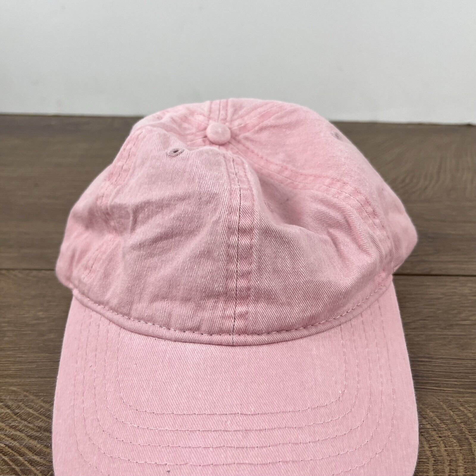 Other Plain Pink Hat Pink Cap Adjustable Pink Adult Size Hat Size ONE SIZE - 6 Thumbnail