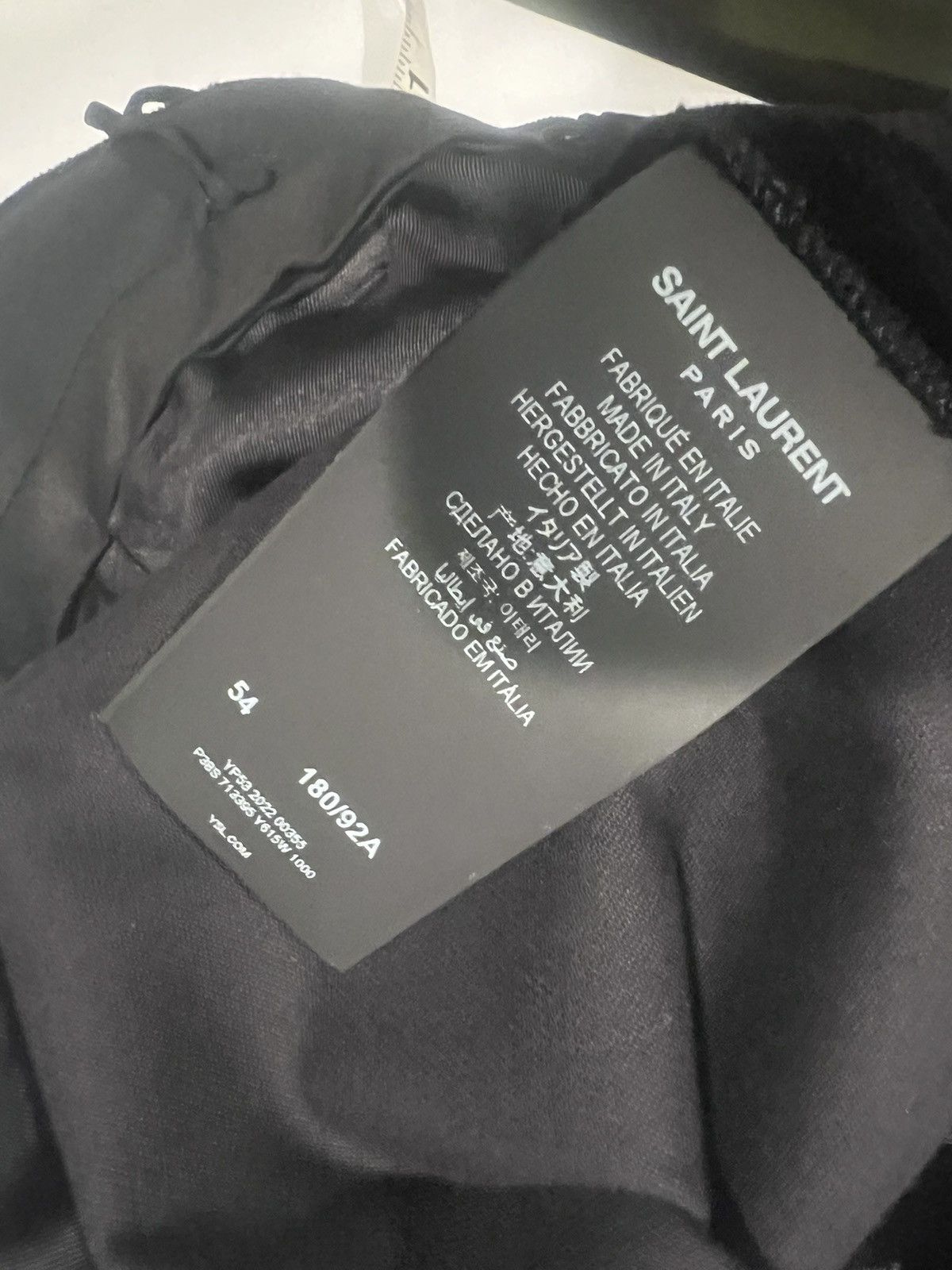 Saint Laurent Paris Saint Laurent velvet pants. 54/36. $850 Size US 36 / EU 52 - 3 Thumbnail