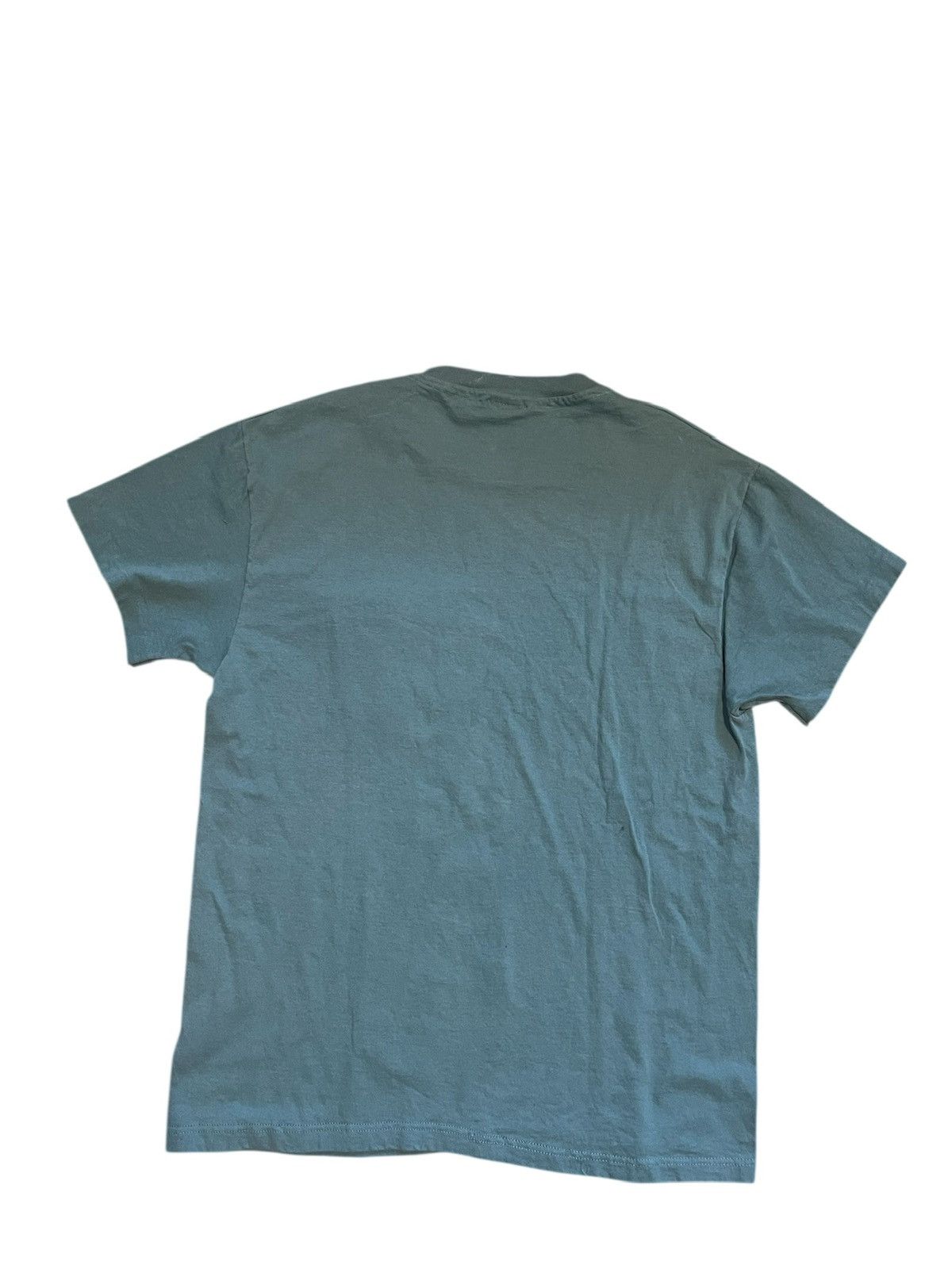 Hanes × Vintage Vintage Teal 90s Single Stitch Blank Men Pocket Tee Sz L Size US L / EU 52-54 / 3 - 6 Thumbnail