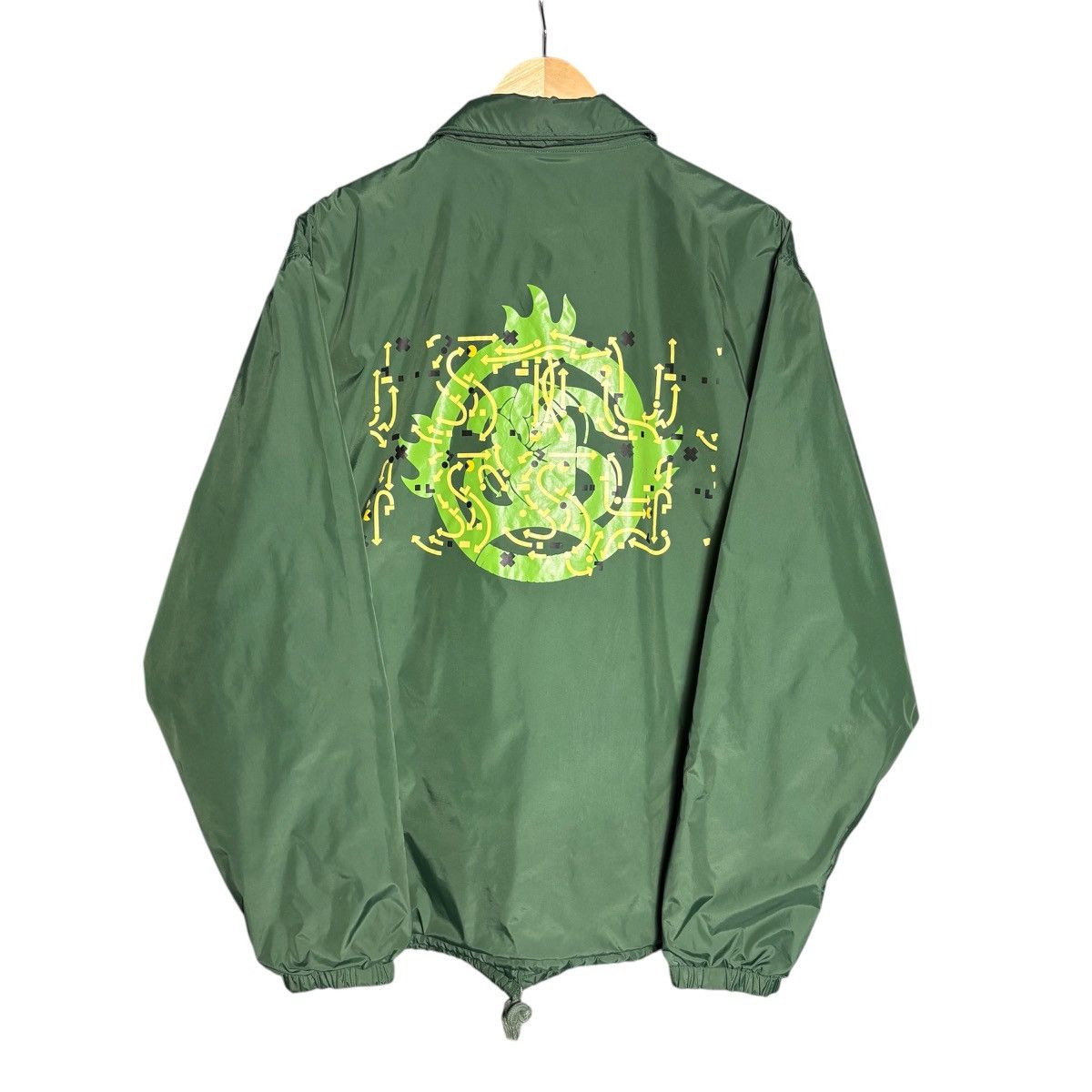 Vintage Stussy Graffiti Logo Windbreaker Jacket