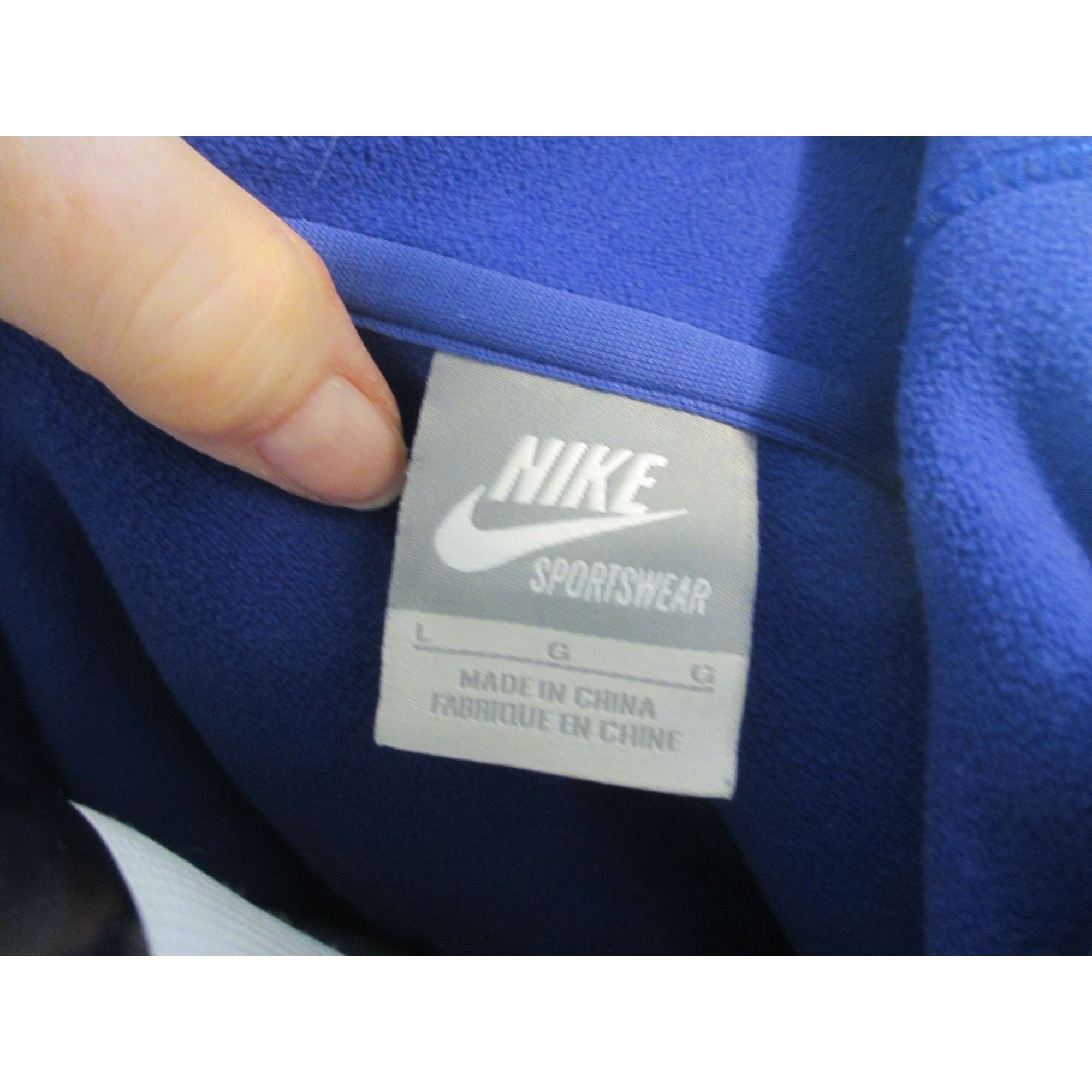 Nike Nike Sportswear Lg purple & Gray Full-Zip Hoodie With Neon A Size L / US 10 / IT 46 - 6 Thumbnail