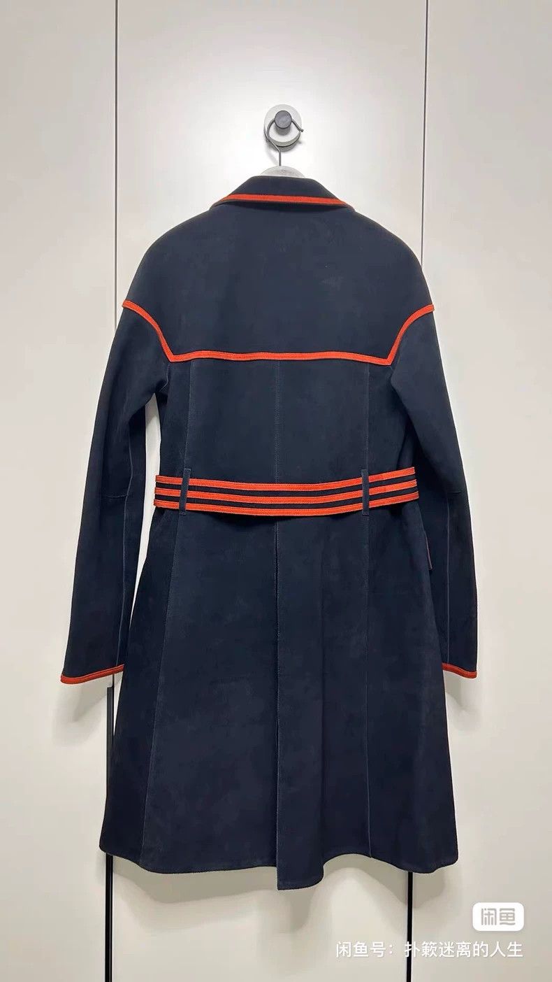 Loewe LOEWE A leather windbreaker Size L / US 10 / IT 46 - 3 Thumbnail