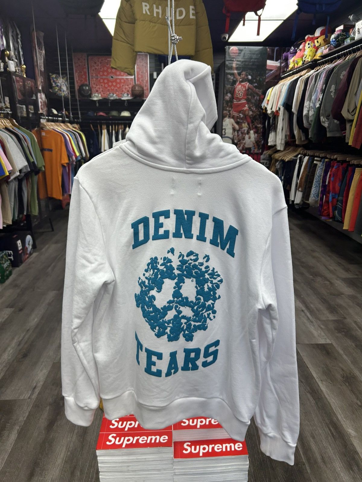 DENIM TEARS Denim Tears Denim University Zip Hoodie Size US M / EU 48-50 / 2 - 2 Thumbnail