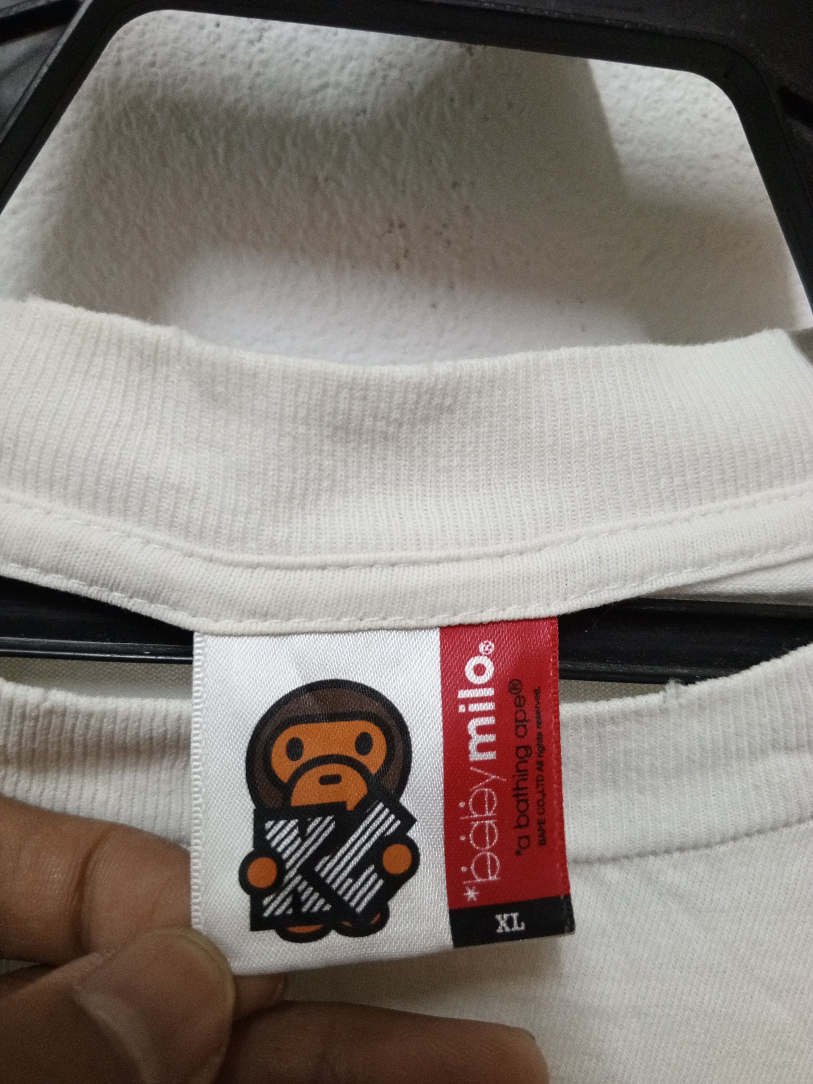 Bape × Vintage A BATHING APE❌BABY MILO JAPAN Size US XL / EU 56 / 4 - 9 Thumbnail