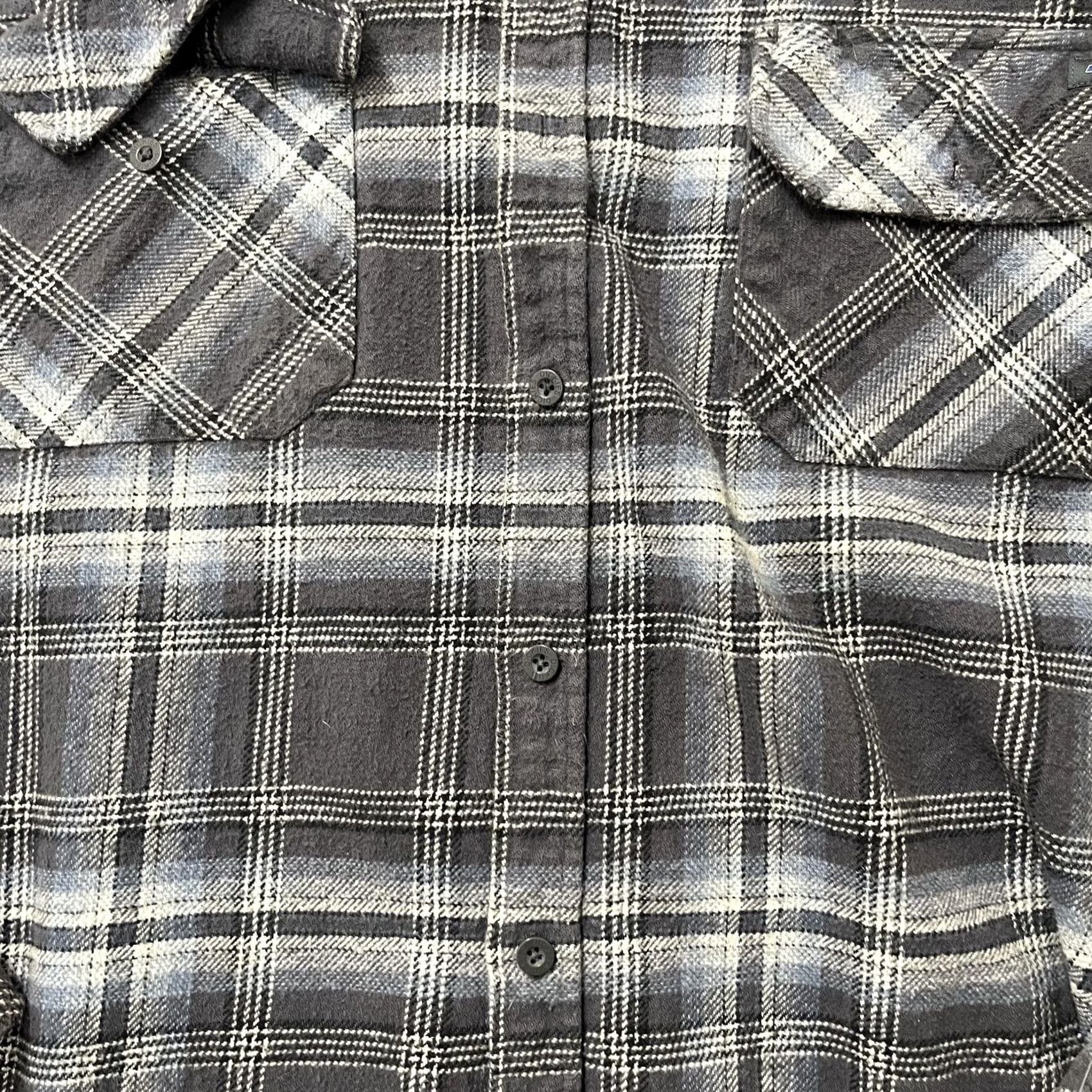 Dickies Dickies Flannel Shirt Mens 3XL Gray Plaid Button Front Lined Casual Workwear Shirt Size US XXL / EU 58 / 5 - 3 Thumbnail