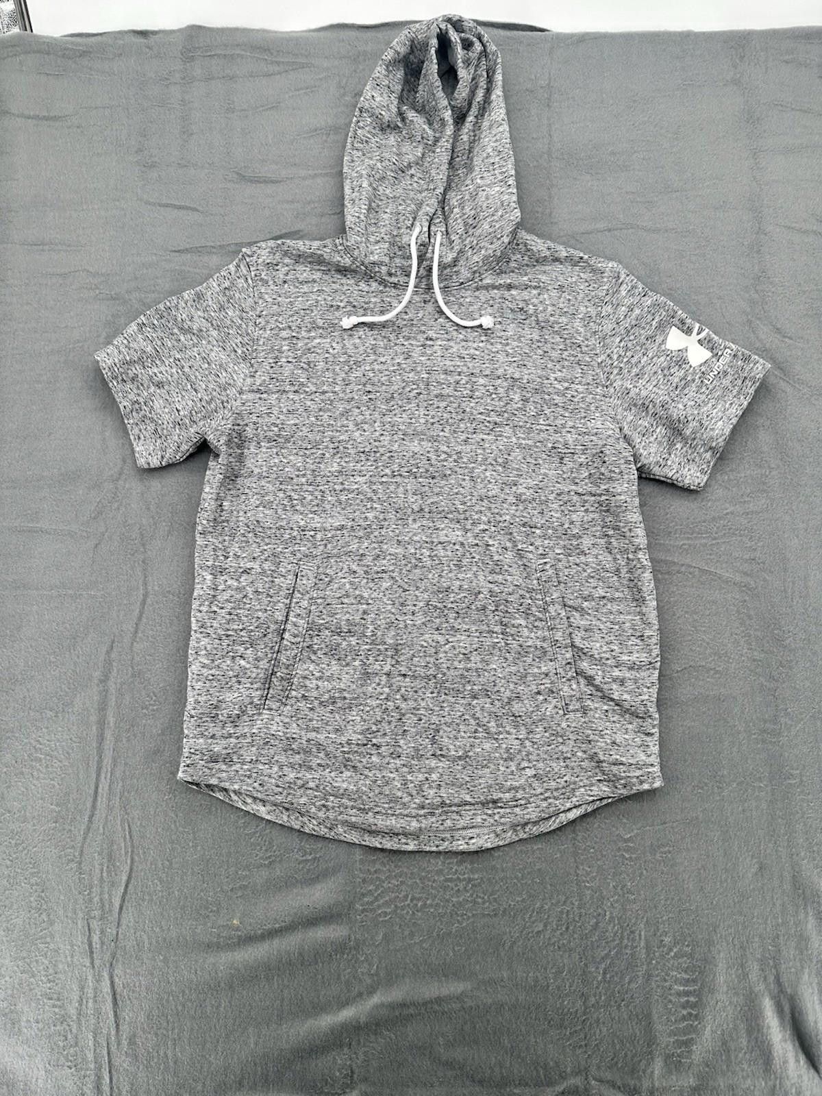 Under Armour Under Armour Short Sleeve Hoodie Men’s Medium Heather Gray Size US M / EU 48-50 / 2 - 1 Thumbnail