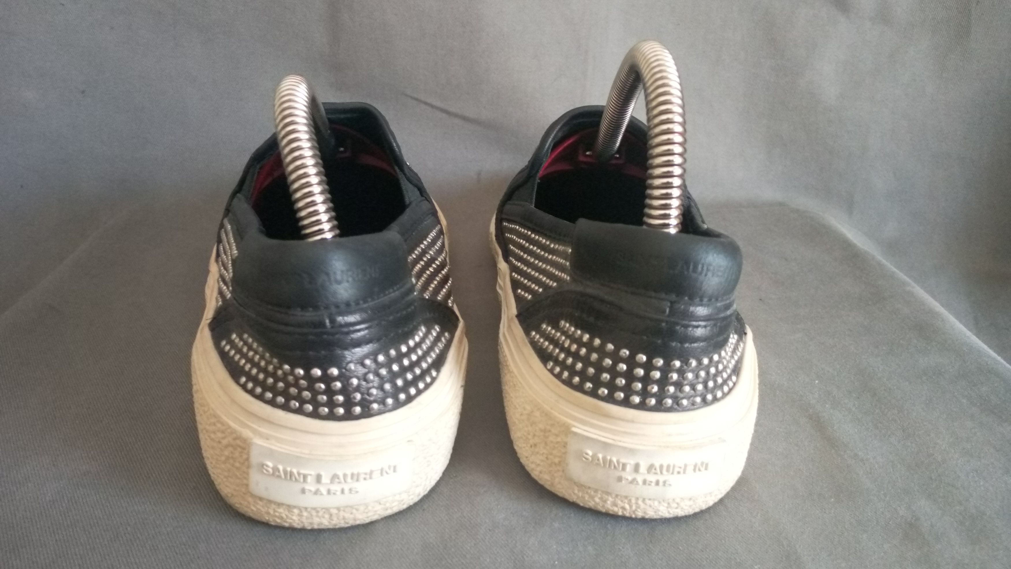 Saint Laurent Paris Saint Laurent Studd Lo Top Slip On Sneakers Size US 6.5 / IT 36.5 - 4 Thumbnail