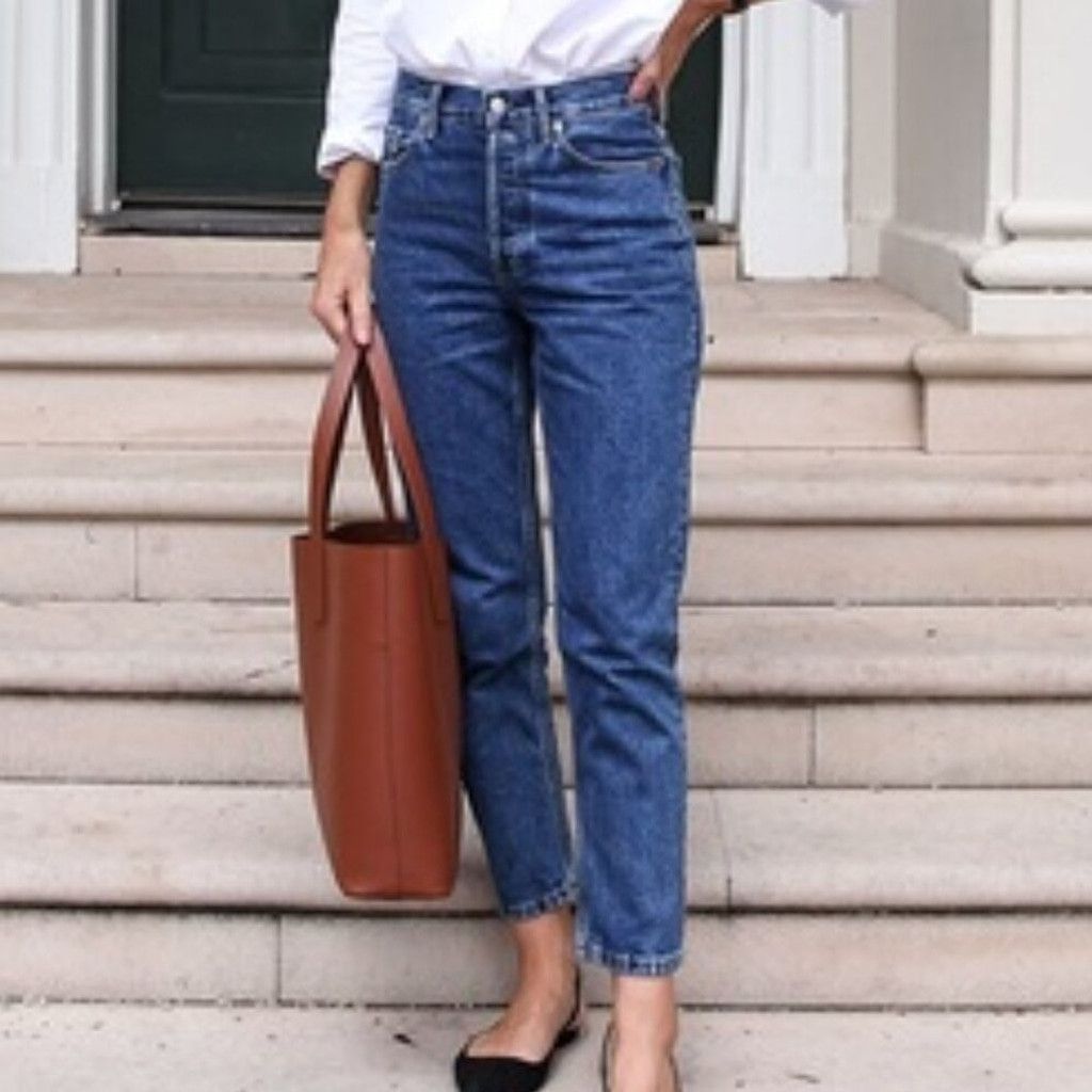 Everlane EVERLANE The Cheeky Jeans Contemporary Medium Denim sz 28 R Size 26" / US 2 / IT 38 - 1 Thumbnail