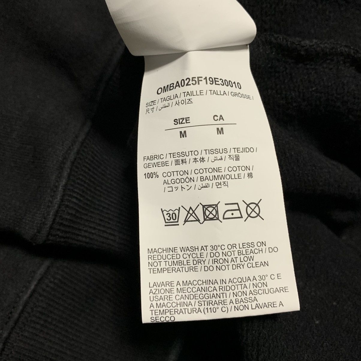 Off-White Off White Medium Acrylic Arrows Black Sweatshirt Crewneck Size US M / EU 48-50 / 2 - 10 Thumbnail