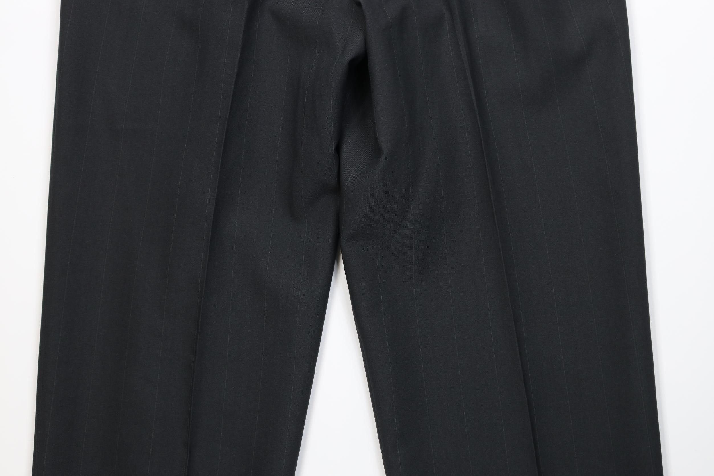 Vintage Vintage 90s Streetwear Knit Wide Leg Chino Pants Dark Gray Size US 40 / EU 56 - 11 Thumbnail