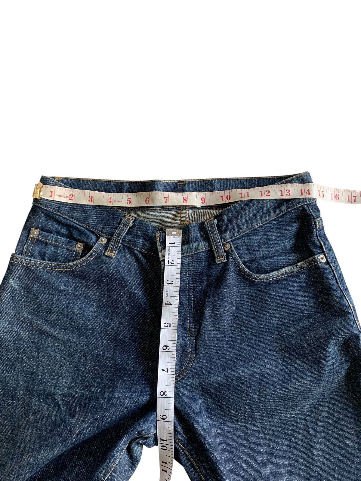 Helmut Lang HELMUT LANG BUTTON FLY CLASSIC DENIM JEANS Size US 29 - 14 Thumbnail