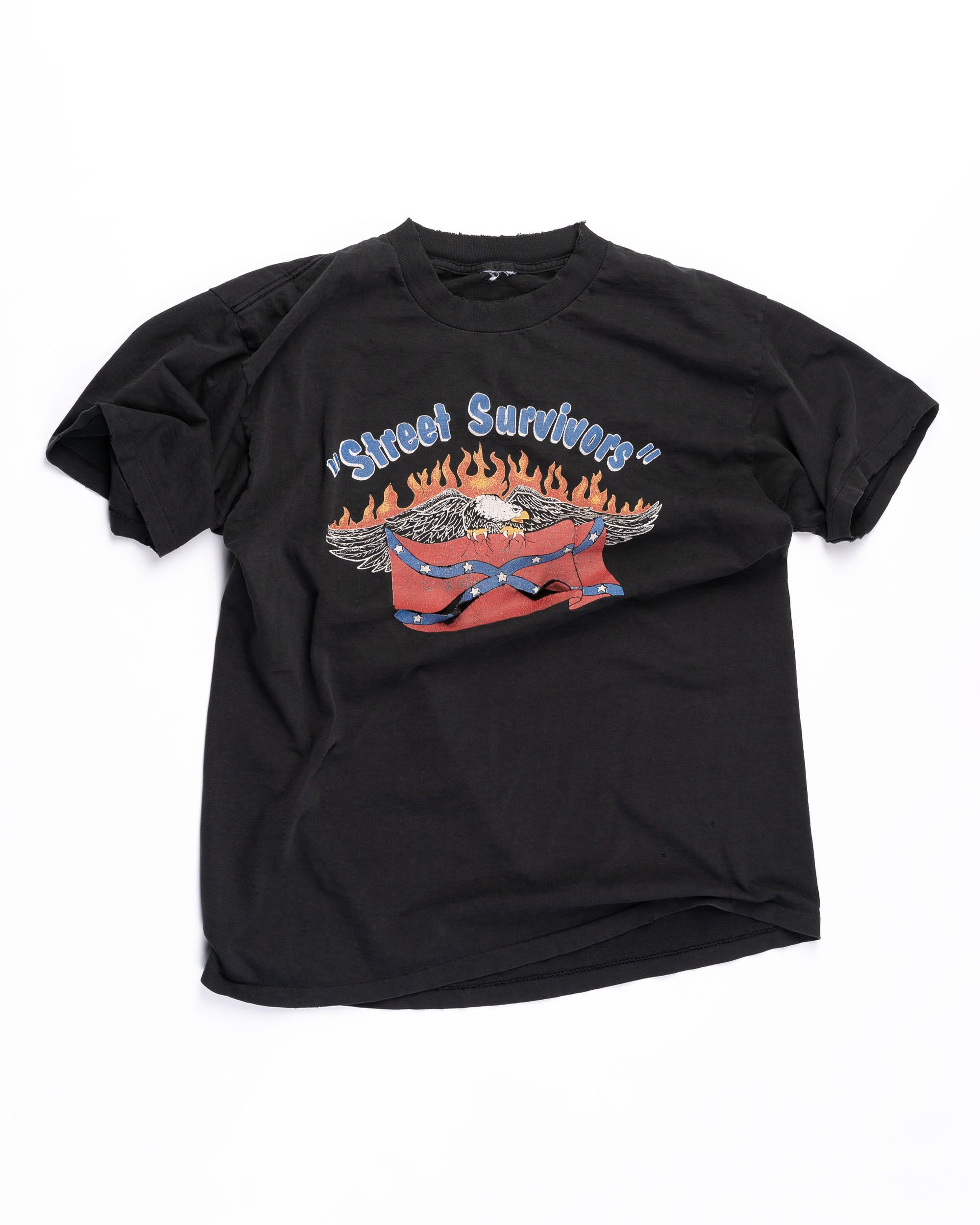 image of Street Survior Vintage T-Shirt in Black, Men's (Size XL)