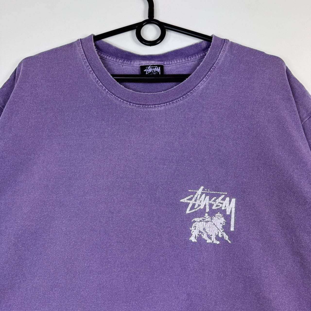 Stussy Stussy Graphic T Shirt Purple Faded Logo Print Mens Size XL Size US XL / EU 56 / 4 - 2 Thumbnail
