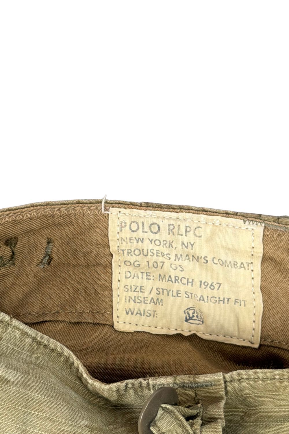 PRL OG-107 Military Ripstop Combat Cargo Pants Talon Zip image 7