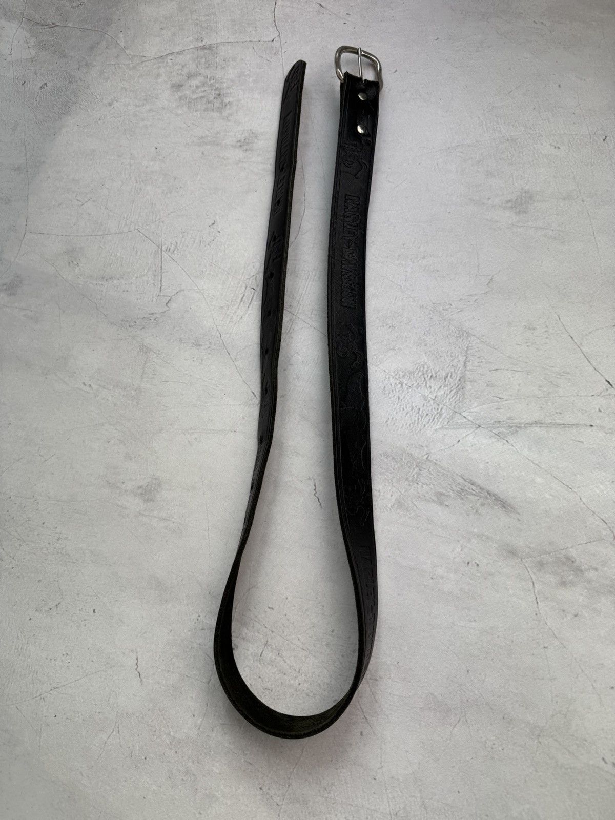 Harley Davidson Harley Davidson Leather Black Belt Size ONE SIZE - 4 Thumbnail