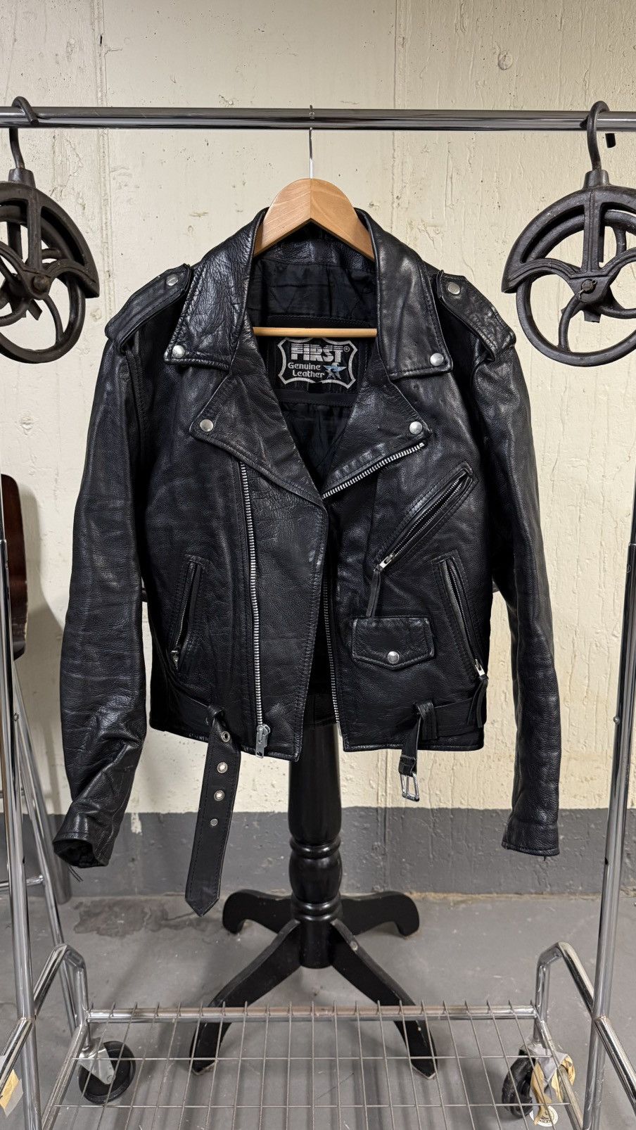 Vintage Men’s Biker jacket Size US L / EU 52-54 / 3 - 1 Thumbnail