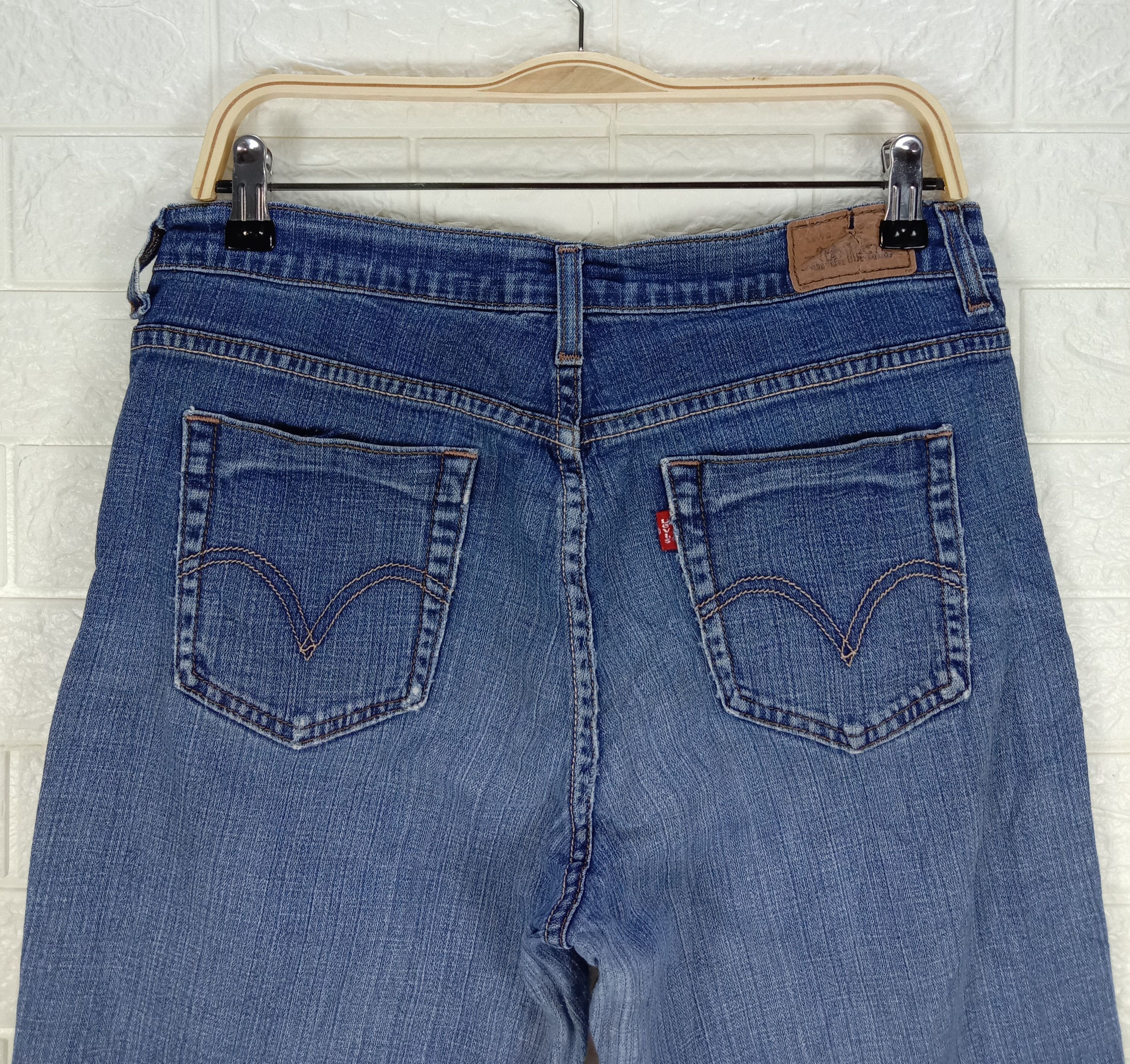 Levi's Vintage Levi's 515 Jeans Capri Blue Wash Denim Size 31" - 5 Thumbnail