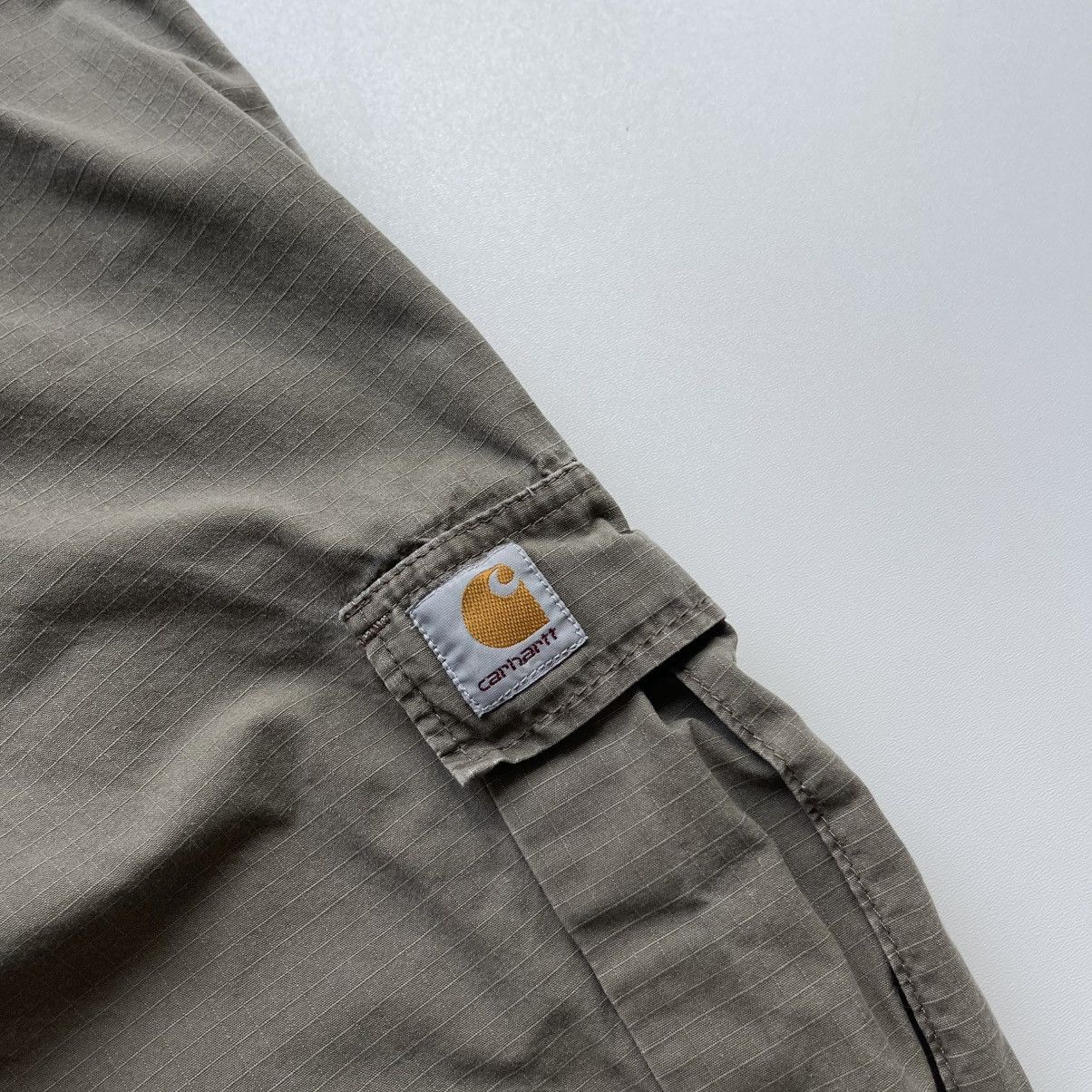 Carhartt Wip Carhartt WIP W’ Regular Cargo Baggy Pants Washed Olive Y2K Size US 27 - 7 Thumbnail