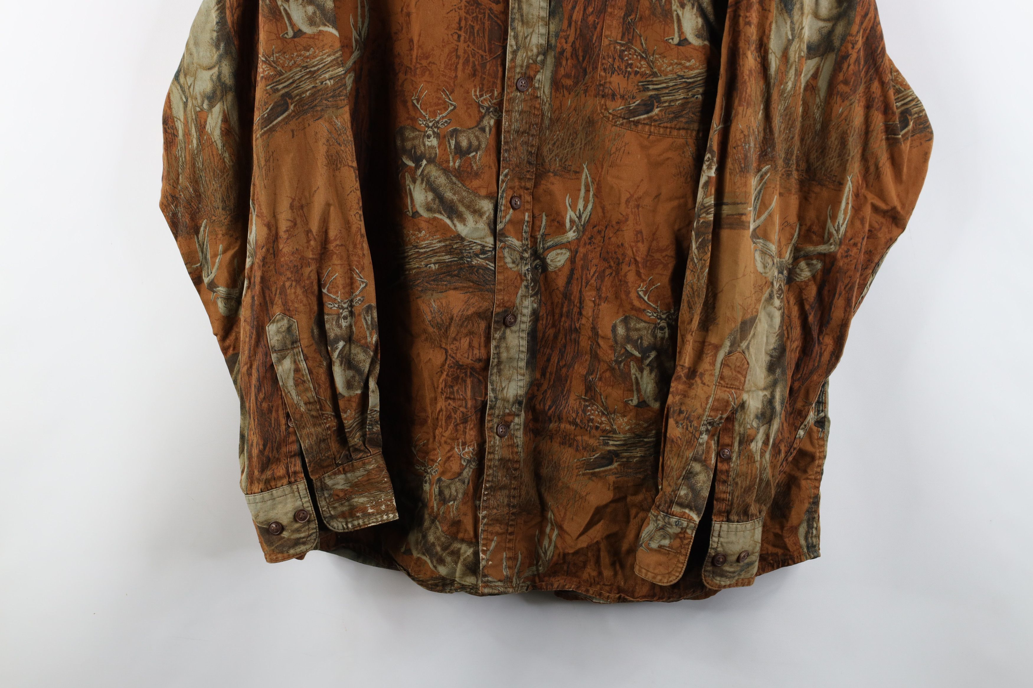 Vintage Vintage 90s Y2K Streetwear All Over Print Button Down Shirt Size US L / EU 52-54 / 3 - 3 Thumbnail