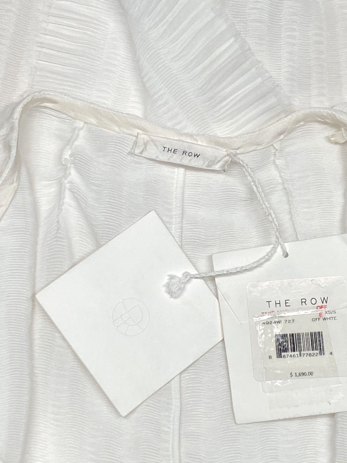 The Row The row Wiola Layered Plissé-Chiffon Blouse size XS/S Size S / US 4 / IT 40 - 16 Thumbnail