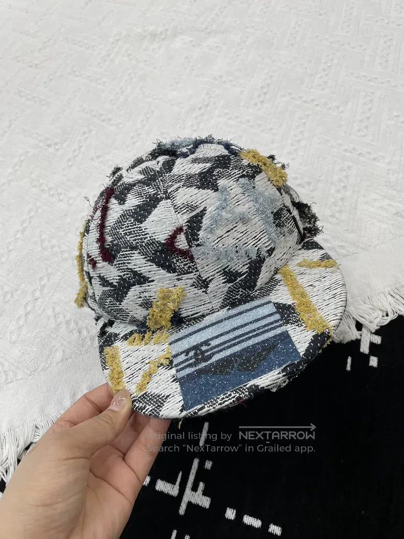 Chanel Chanel Colourful rhinestone sequin tweed baseball cap Size ONE SIZE - 4 Thumbnail