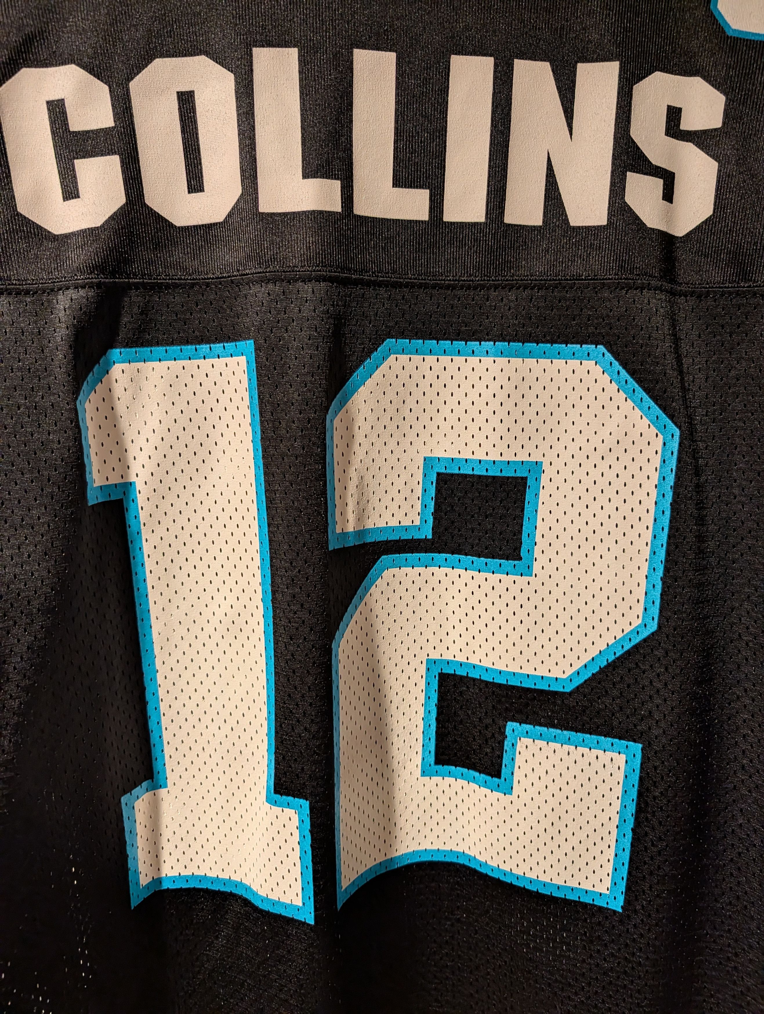 NFL Vintage Kerry Collins Carolina Panthers Athletic NFL Jersey Size US L / EU 52-54 / 3 - 12 Thumbnail