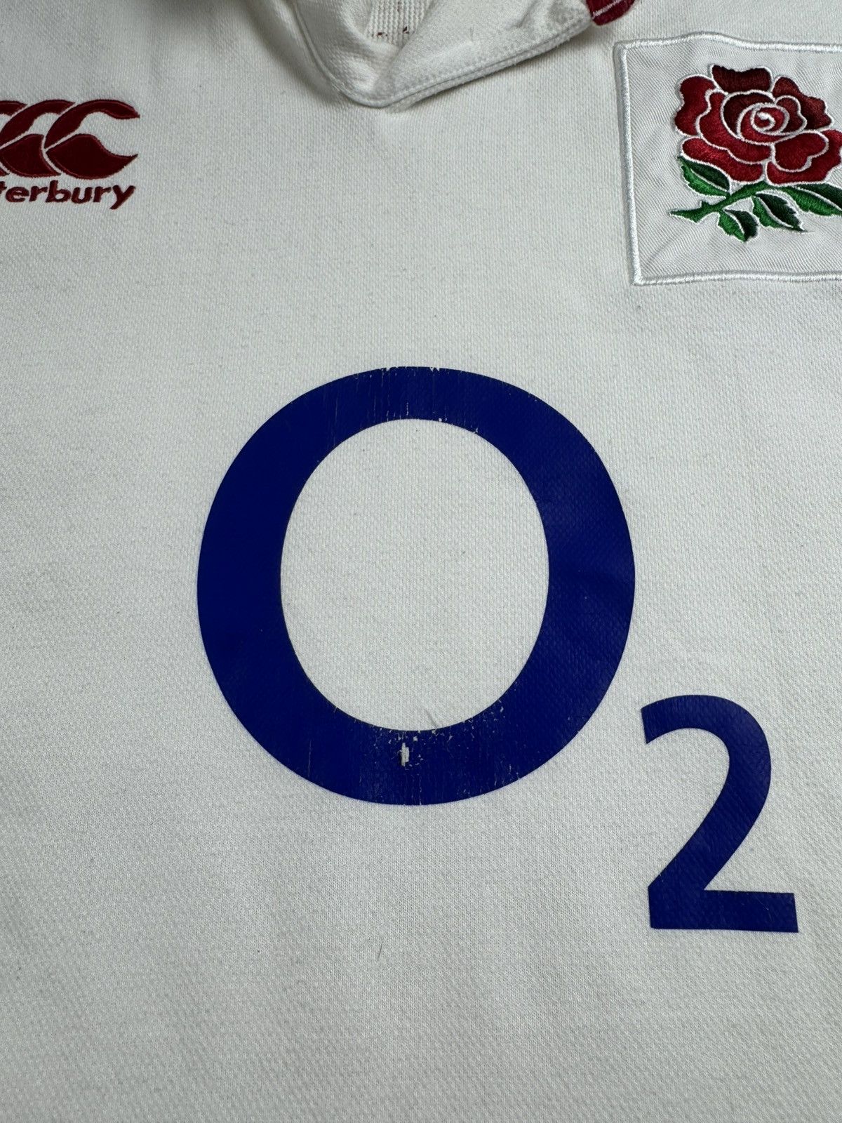 Canterbury of New Zealand Canterbury England Team National 2015 2016 M Rugby White Polo Jersey T Shirt Size US M / EU 48-50 / 2 - 8 Thumbnail