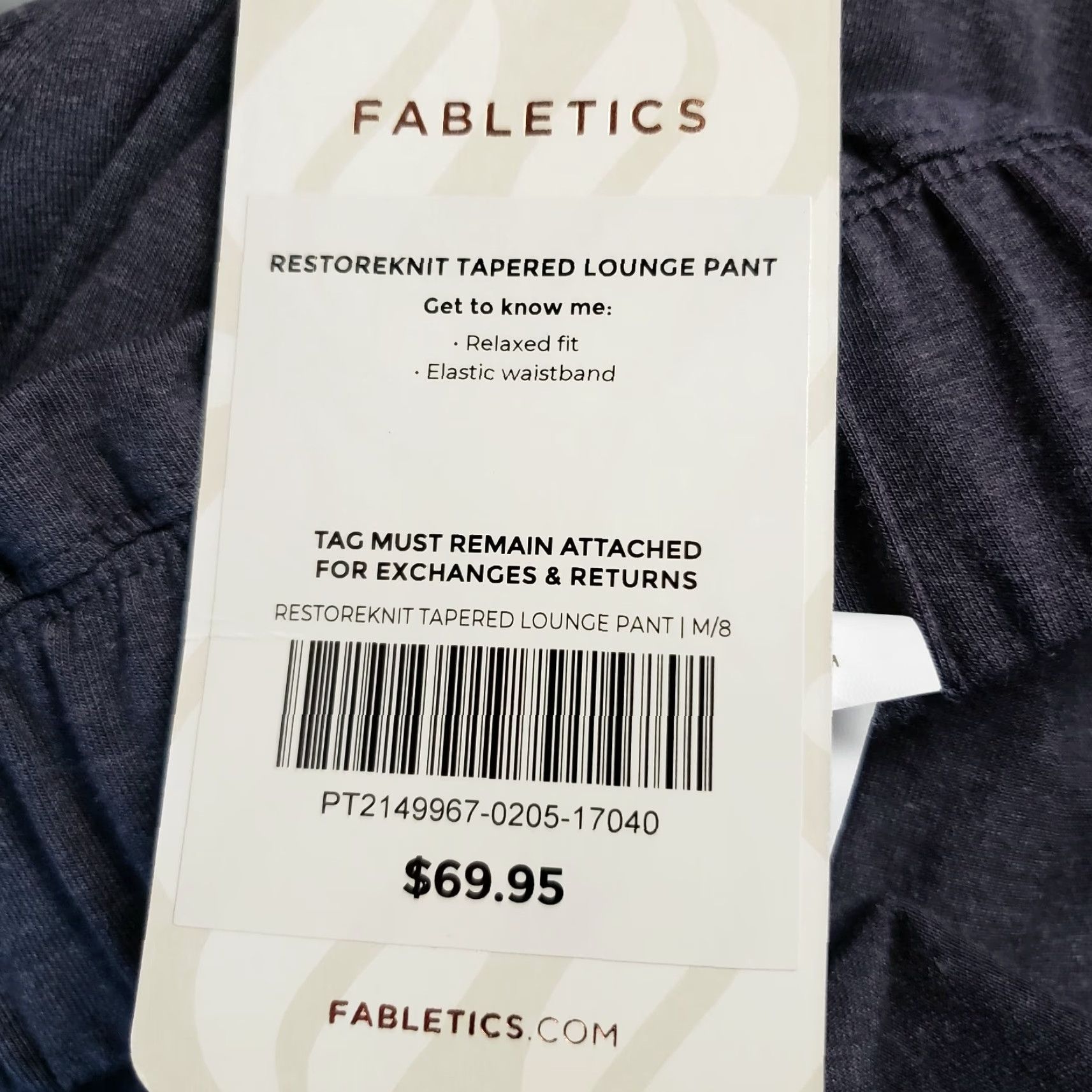 Fabletics Fabletics Womens Restoreknit Tapered Lounge Pants L Gray Pockets Jogger Women's Size 36" / US 14 / IT 50 - 8 Thumbnail