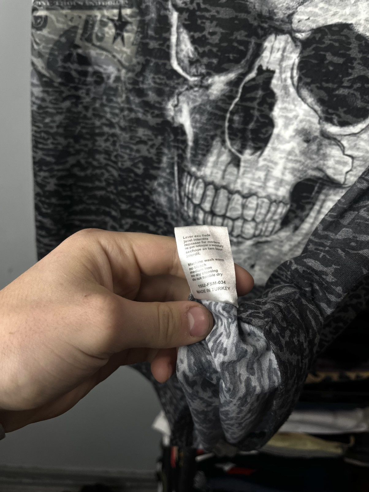 Philipp Plein Vintage Phillip Plein Full Money Skulls Print T Shirt Size US L / EU 52-54 / 3 - 5 Thumbnail