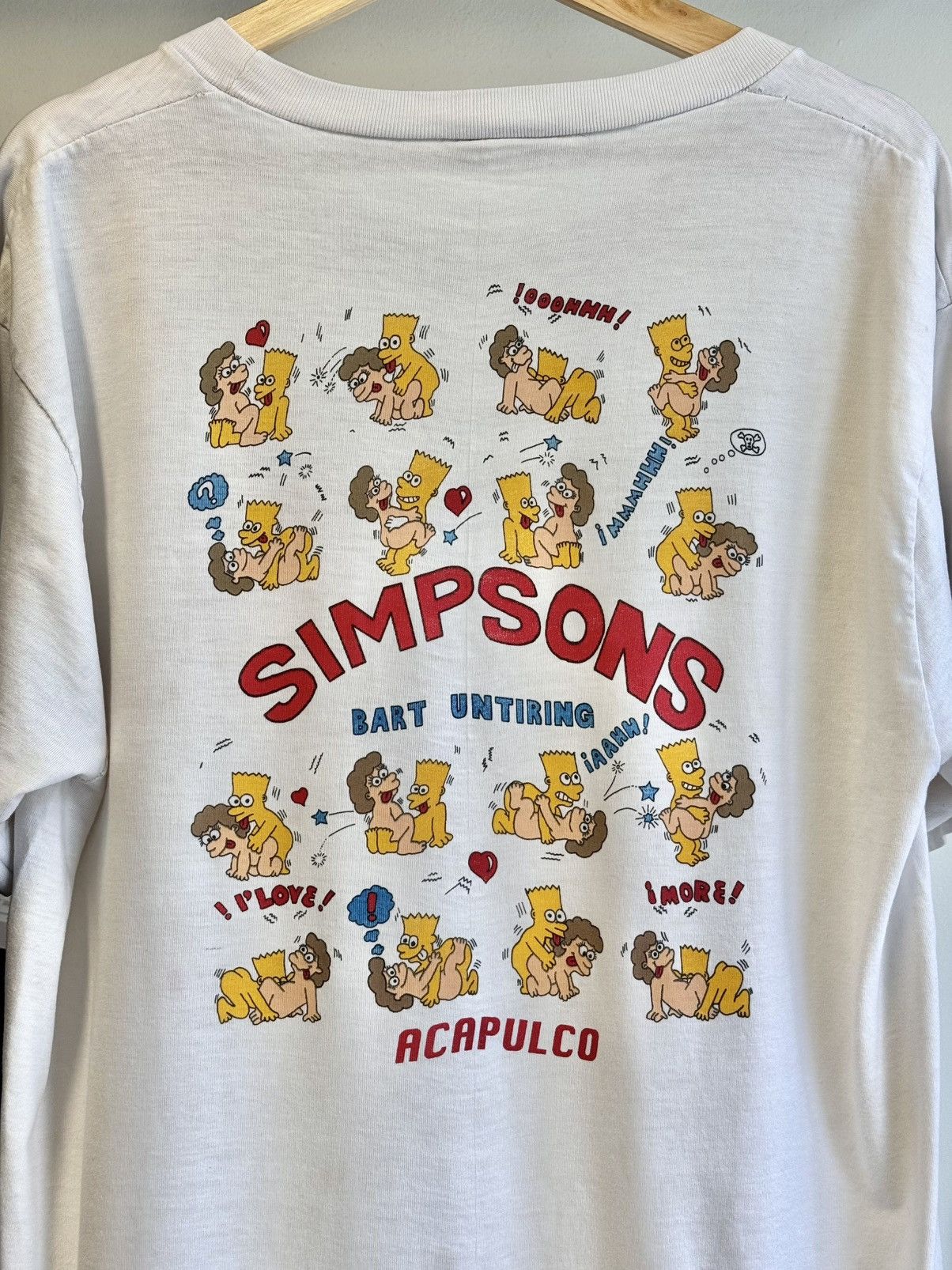 The Simpsons Vintage 90s The Simpsons Sex Positions Size US XL / EU 56 / 4 - 3 Thumbnail