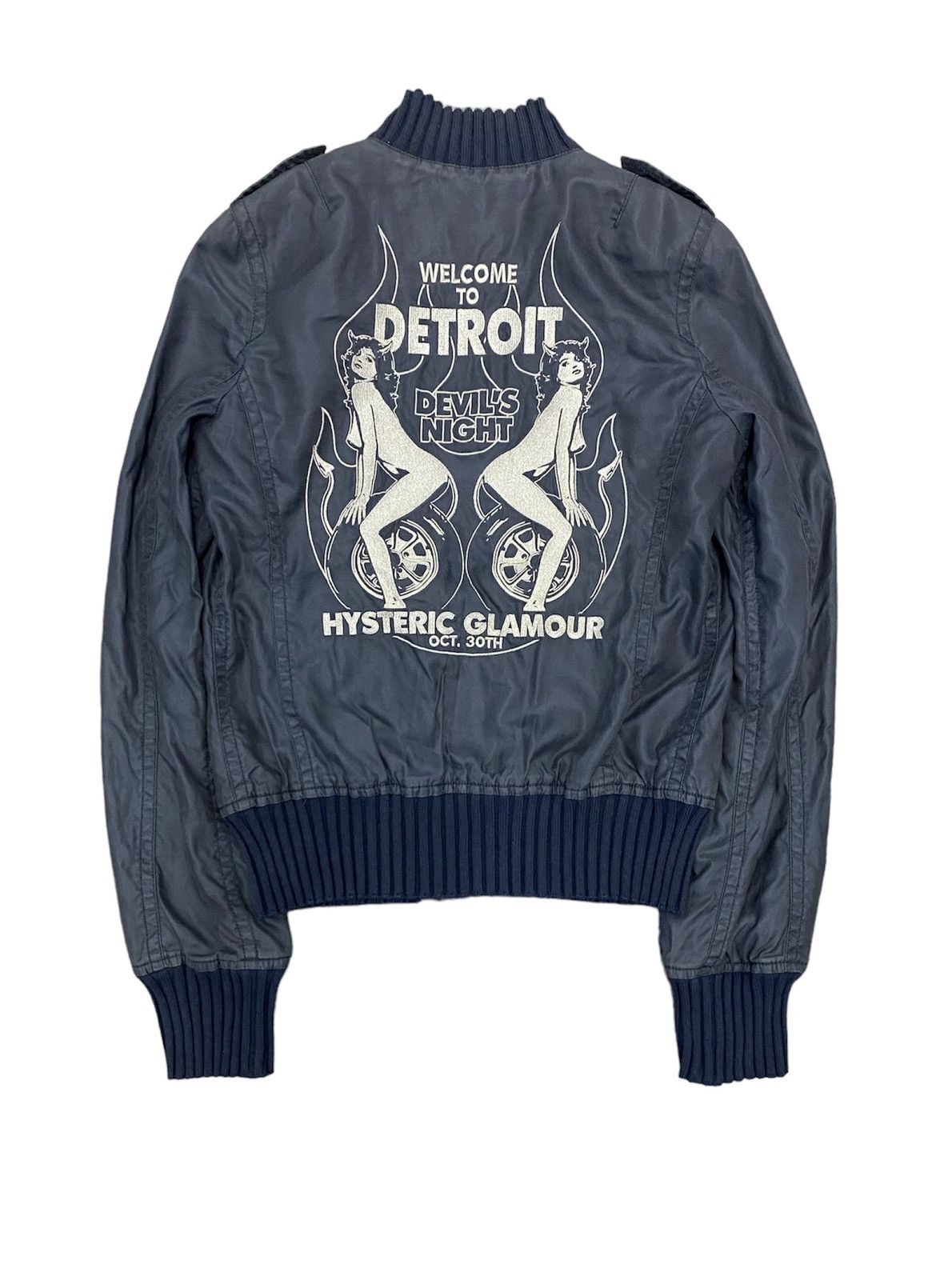 Hysteric Glamour HYSTERIC embroidery Devil night Bomber Jacket Size S / US 4 / IT 40 - 2 Thumbnail