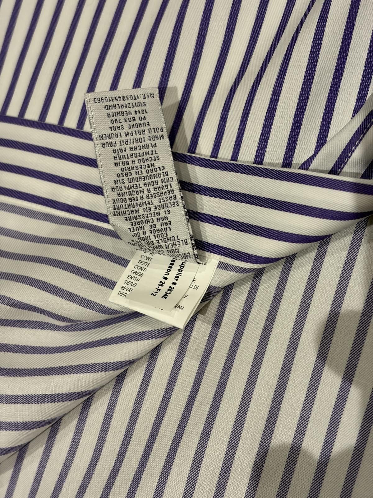 Polo Ralph Lauren Ralph Lauren Purple Label “Tailored Fit” Shirt Size US XL / EU 56 / 4 - 7 Thumbnail