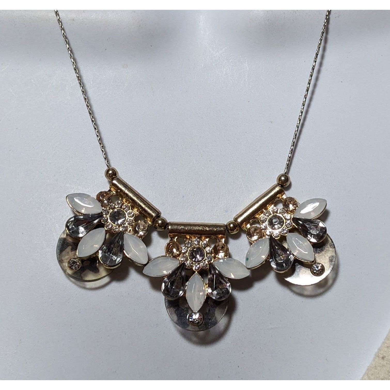Other Y2K Glam Gemmed Floral Statement Necklace Size ONE SIZE - 5 Thumbnail