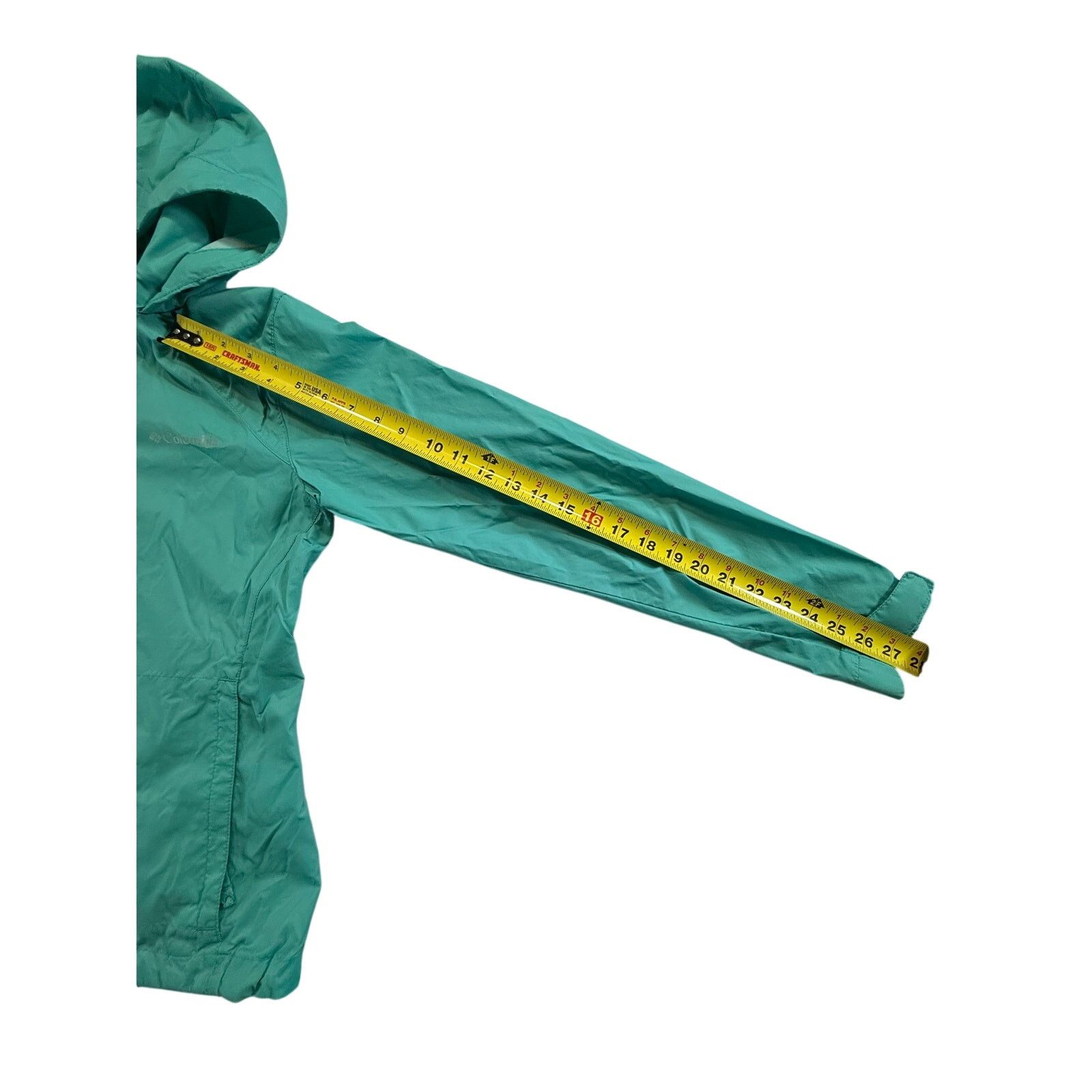Columbia Columbia Rain Windbreaker Jacket Womens Small Full Zip Teal Size S / US 4 / IT 40 - 5 Thumbnail