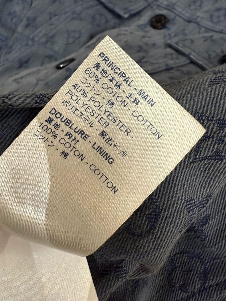 Louis Vuitton Louis Vuitton Full logo denim jacket Size US M / EU 48-50 / 2 - 7 Thumbnail