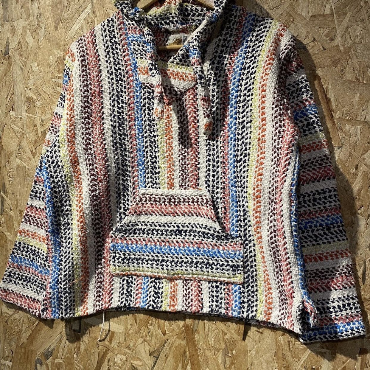 Baja Joe × Earth Ragz Rainbow Colour Earth Ragz Mexican Hoodie Sweatshirt Size US L / EU 52-54 / 3 - 4 Thumbnail