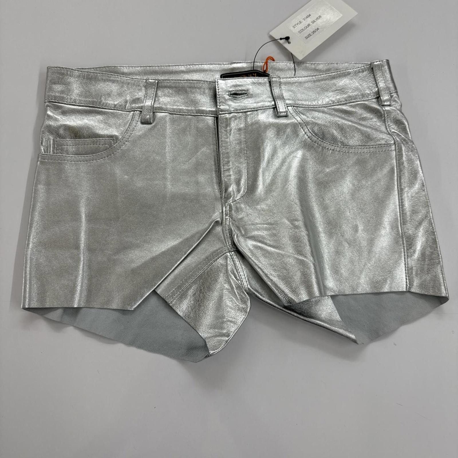Von Dutch Von Dutch Black Leather Shorts Size 26/34 | Y2K Style New Size 42" / US 20 - 1 Thumbnail