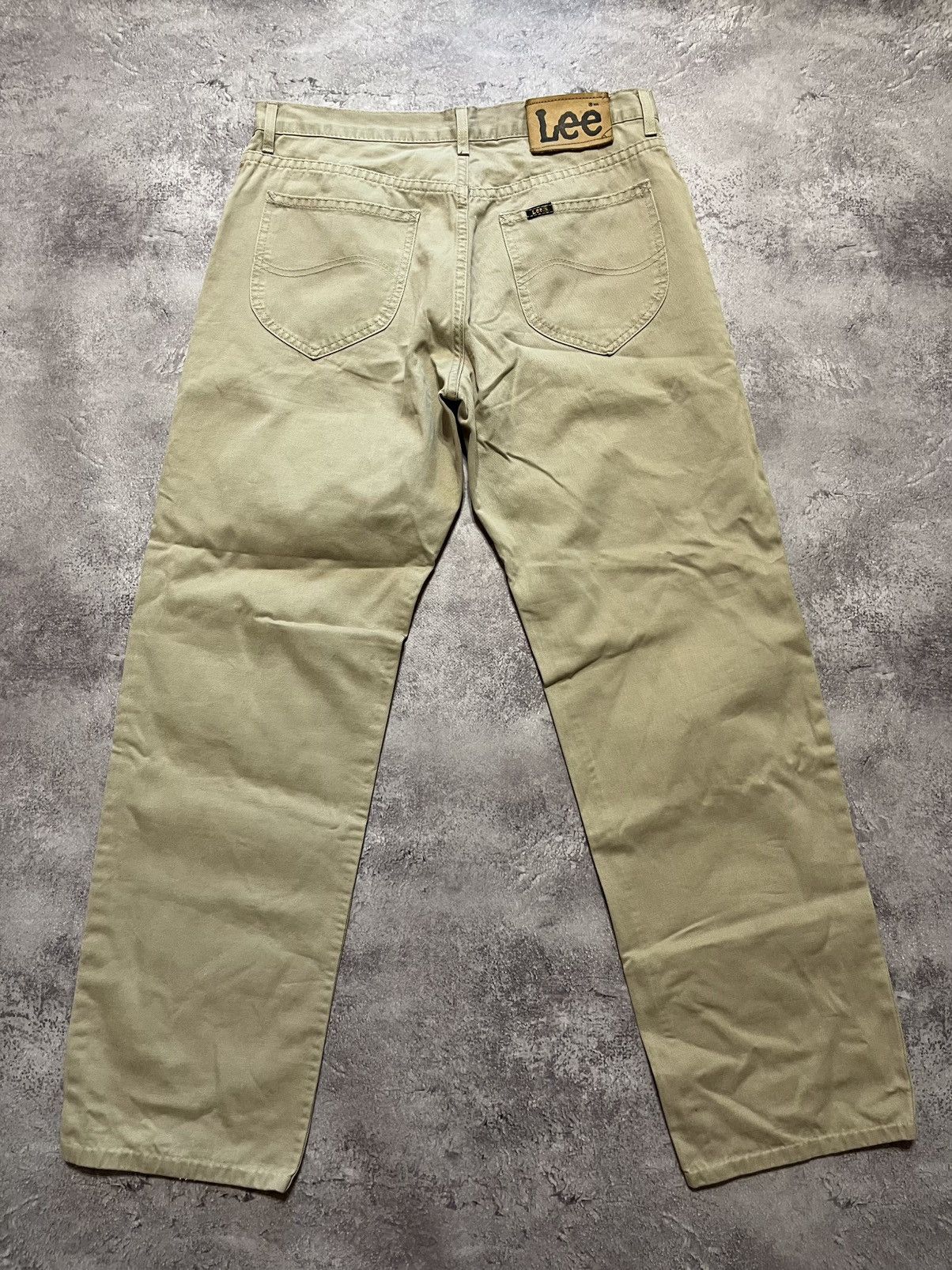 Lee Vintage Beige Lee Brooklyn 33/34 jeans Size US 33 - 1 Thumbnail