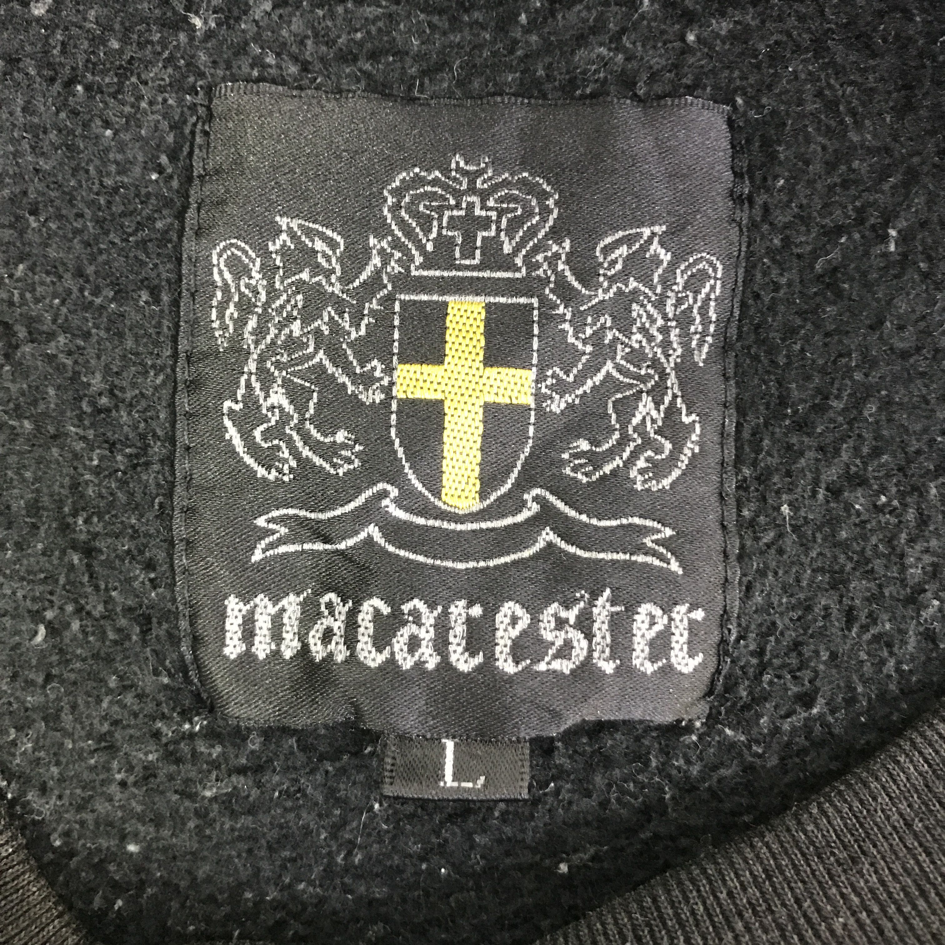 Japanese Brand macatestec punk style Japan sweatshirt K96B14 Size US L / EU 52-54 / 3 - 10 Thumbnail