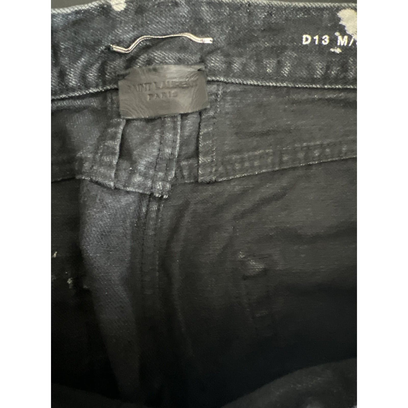Saint Laurent Paris Saint Laurent Tie Dye Jeans Size US 32 / EU 48 - 6 Thumbnail