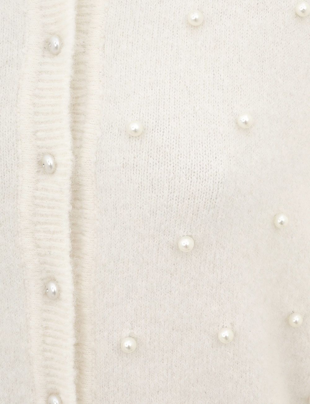 Zimmermann oc11z1025 Crush Beaded Cardigan in Ivory Size L / US 10 / IT 46 - 5 Thumbnail