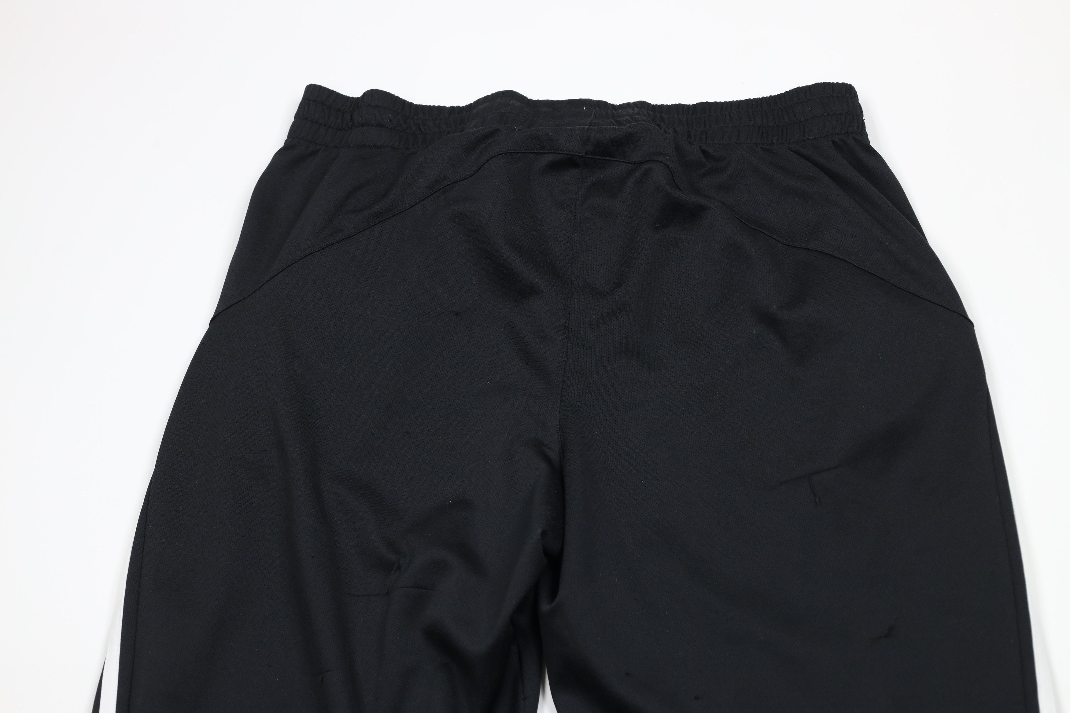 Adidas × Vintage Vintage Y2K Adidas Spell Out Striped Wide Leg Pants Black Size US 38 / EU 54 - 12 Thumbnail