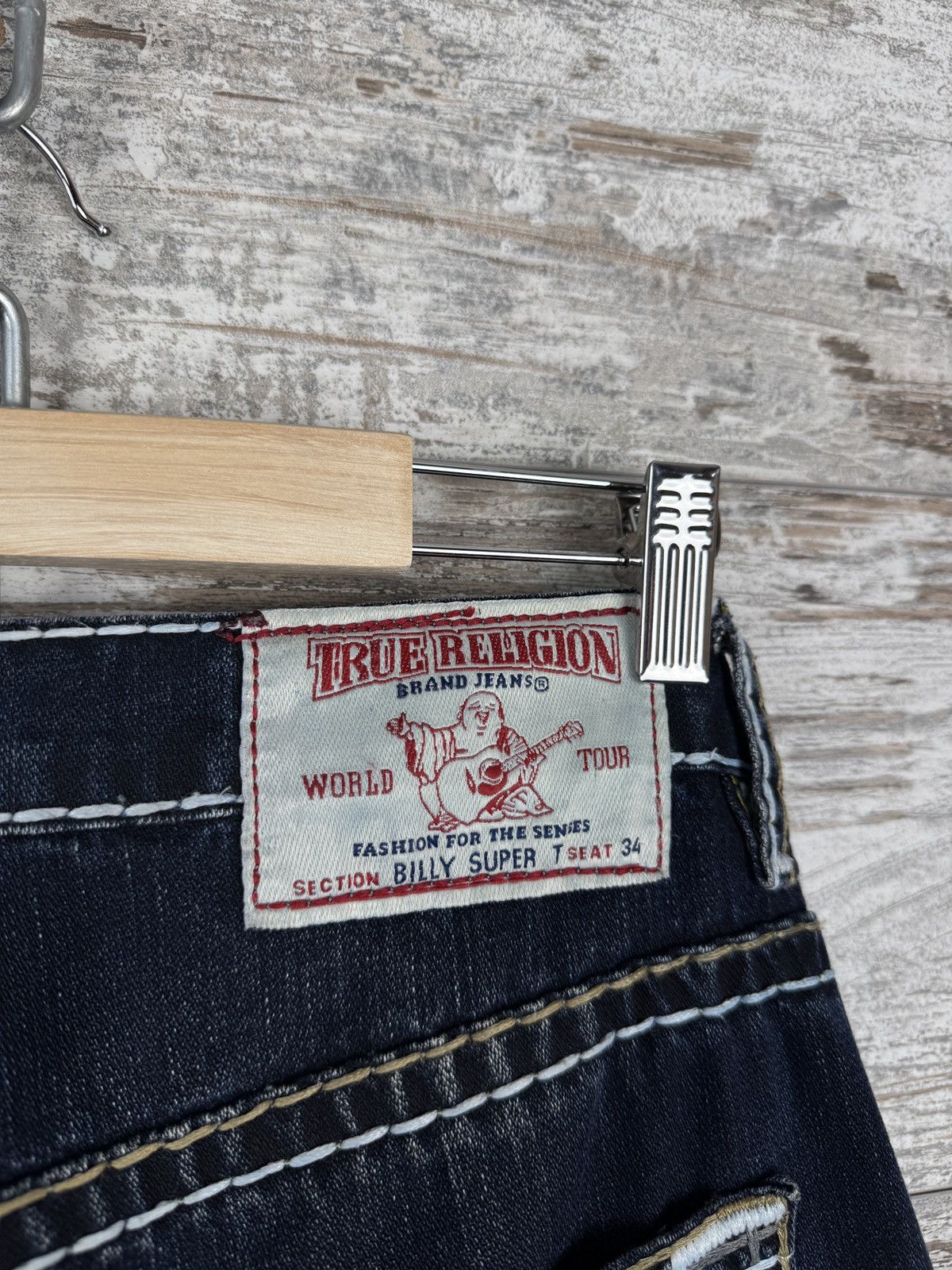 Japanese Brand × True Religion × Vintage Mens Vintage True Religion jeans Japanese denim baggy rare Size US 31 - 12 Thumbnail