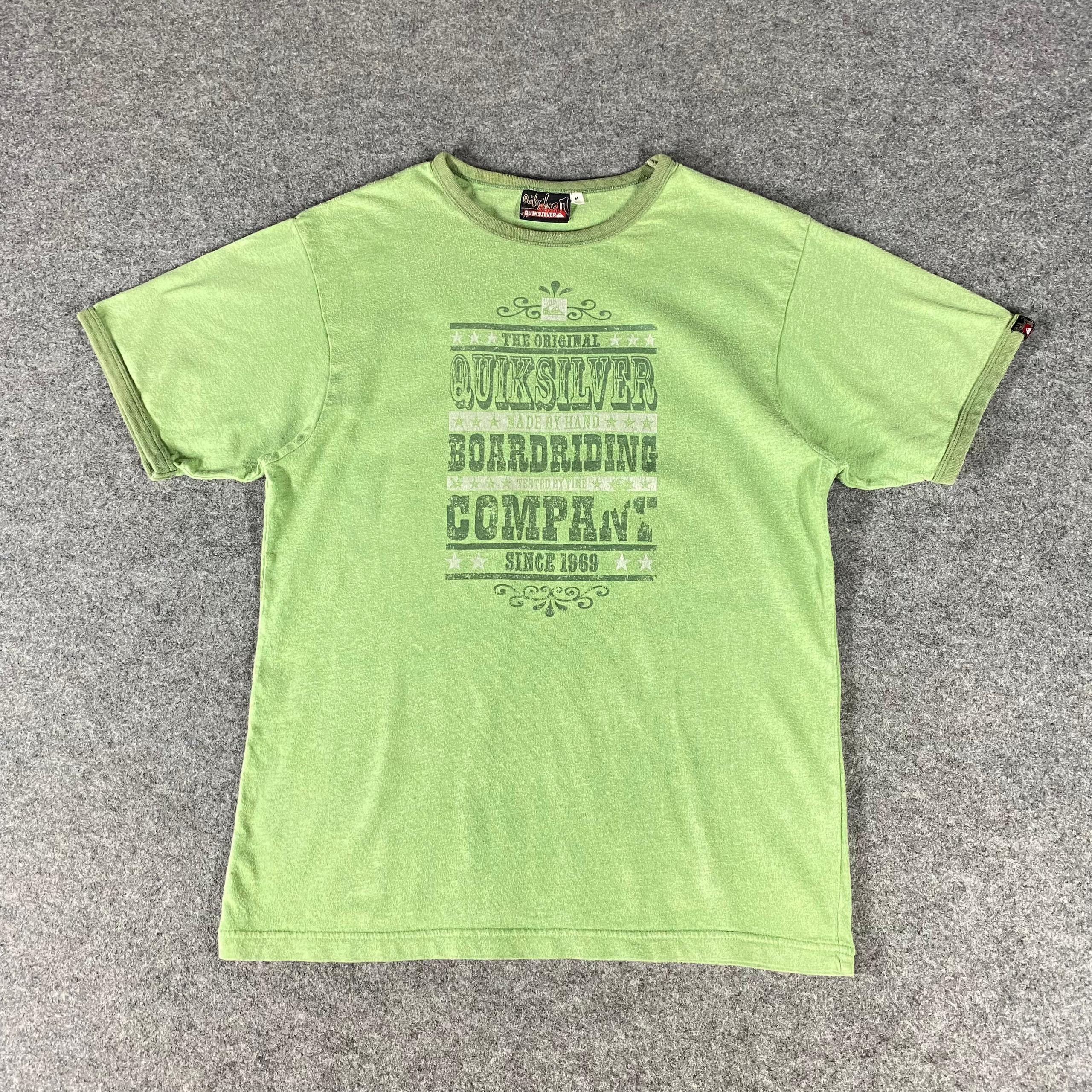 Quiksilver Vintage 90s Quicksilver Ringer Tshirt Size US M / EU 48-50 / 2 - 1 Thumbnail