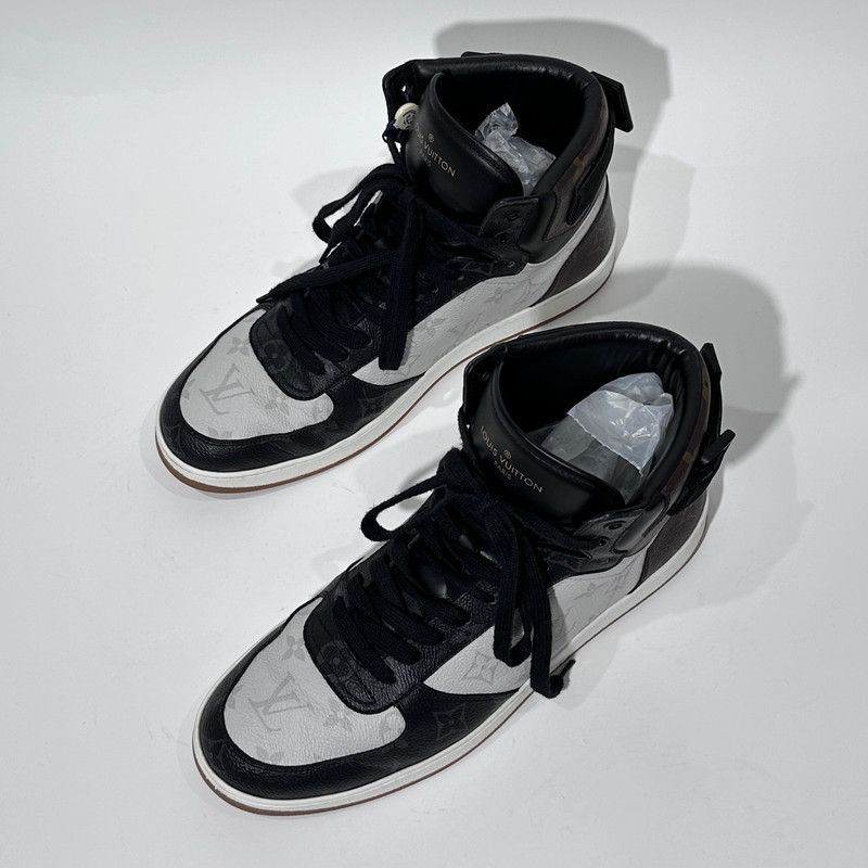 Louis Vuitton Louis Vuitton Rivoli Monogram Strass Sneakers for Men - Size US 8 / EU 41 - 6 Thumbnail